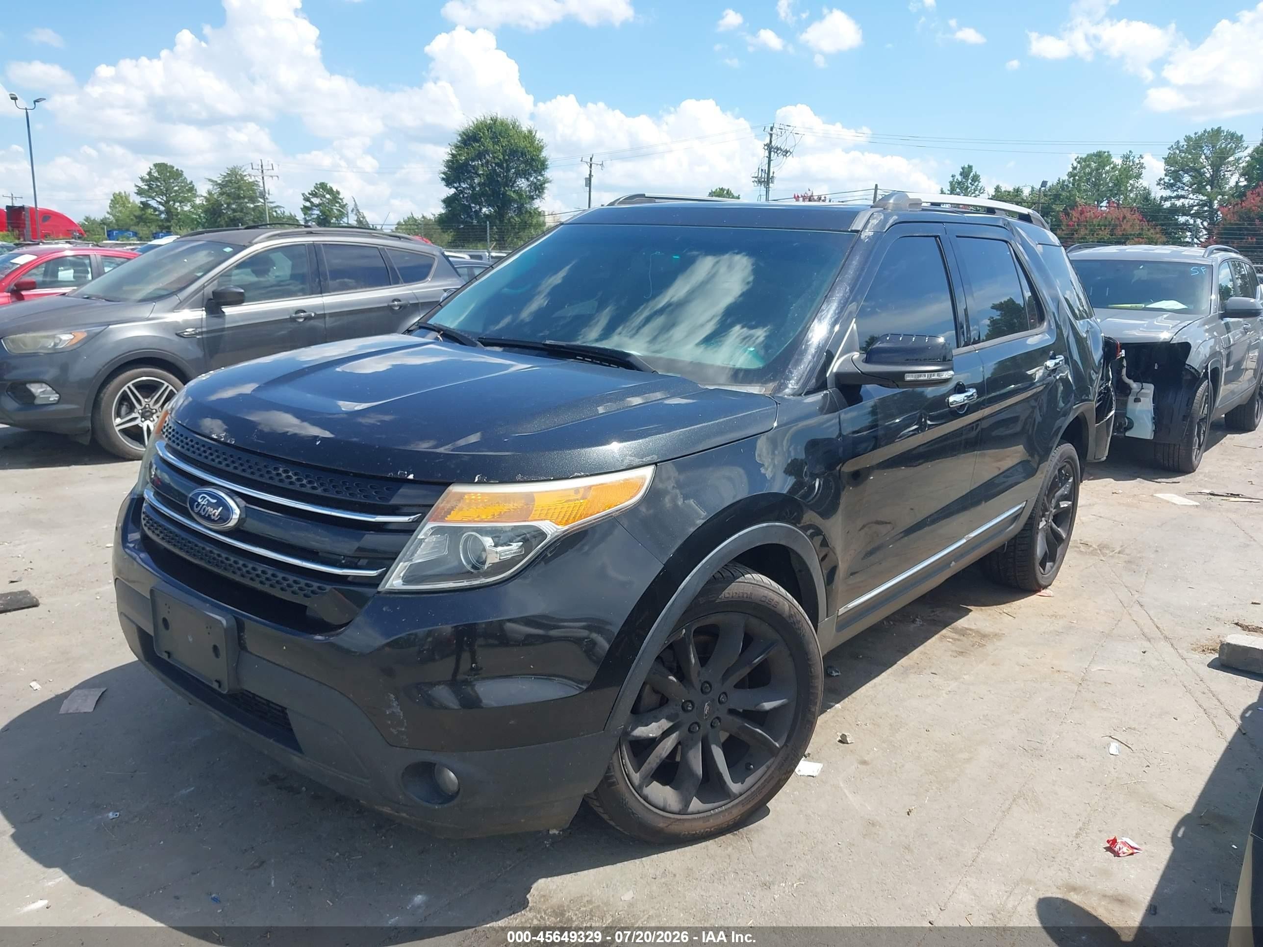 2015 Ford Explorer Limited Black vin: 1FM5K8F86FGB36835