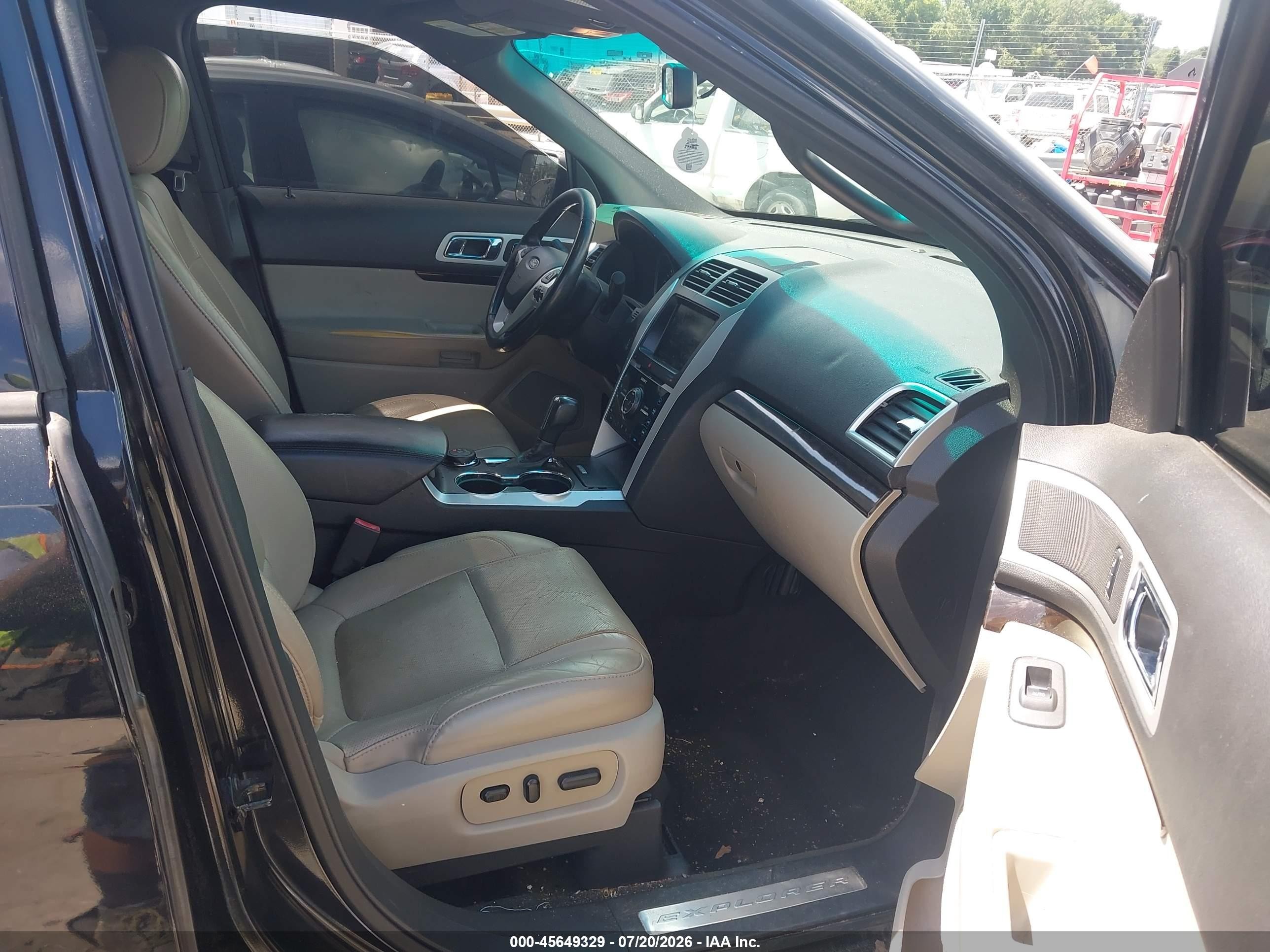 2015 Ford Explorer Limited Black vin: 1FM5K8F86FGB36835