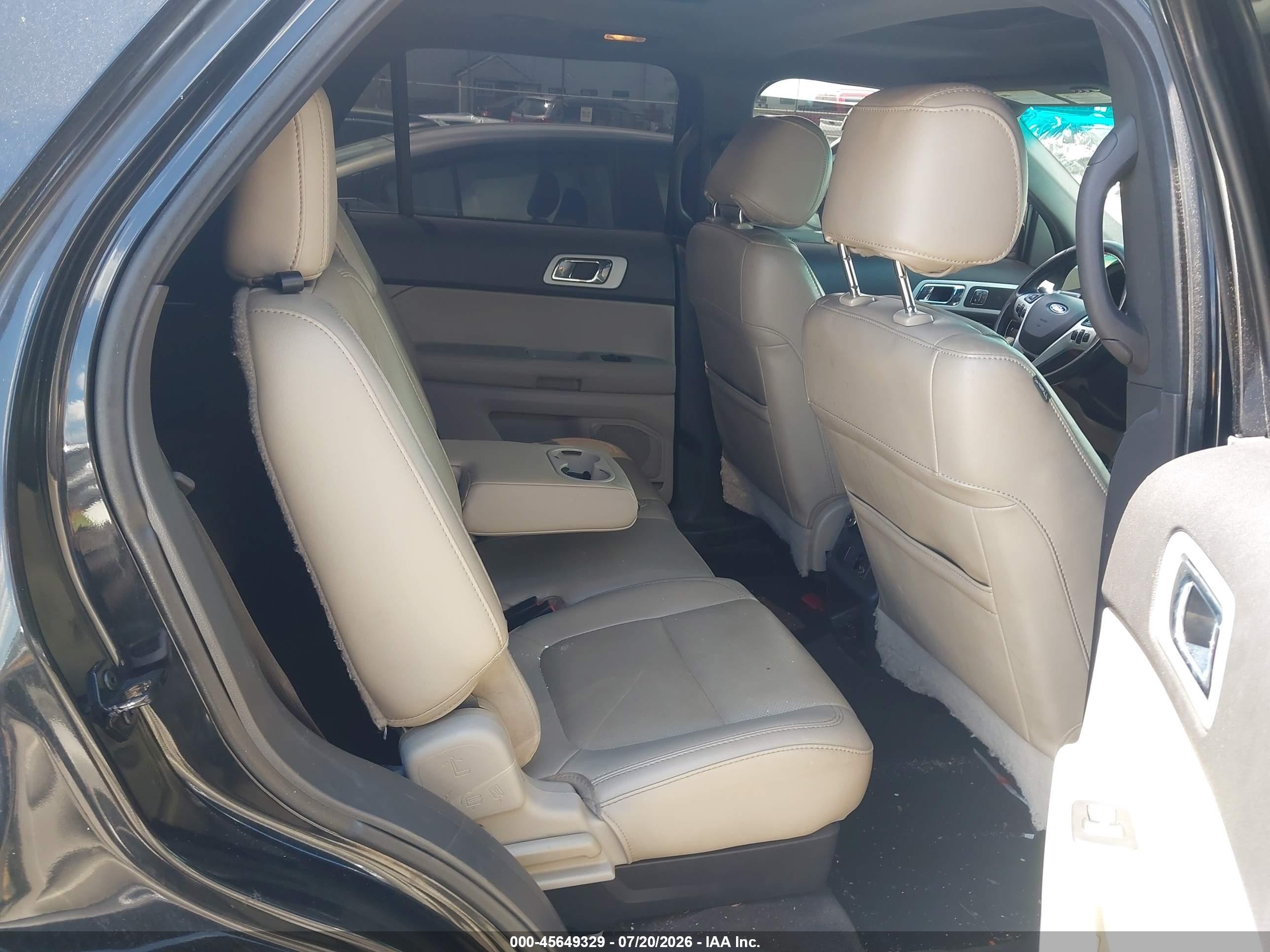 2015 Ford Explorer Limited Black vin: 1FM5K8F86FGB36835
