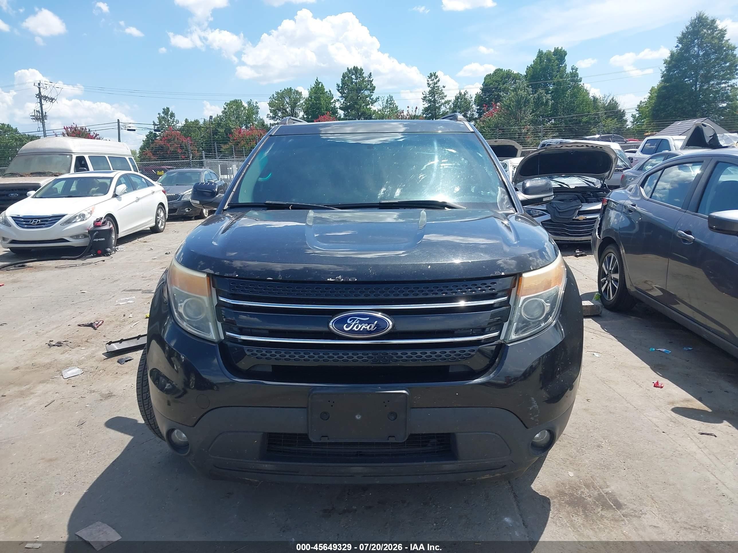 2015 Ford Explorer Limited Black vin: 1FM5K8F86FGB36835