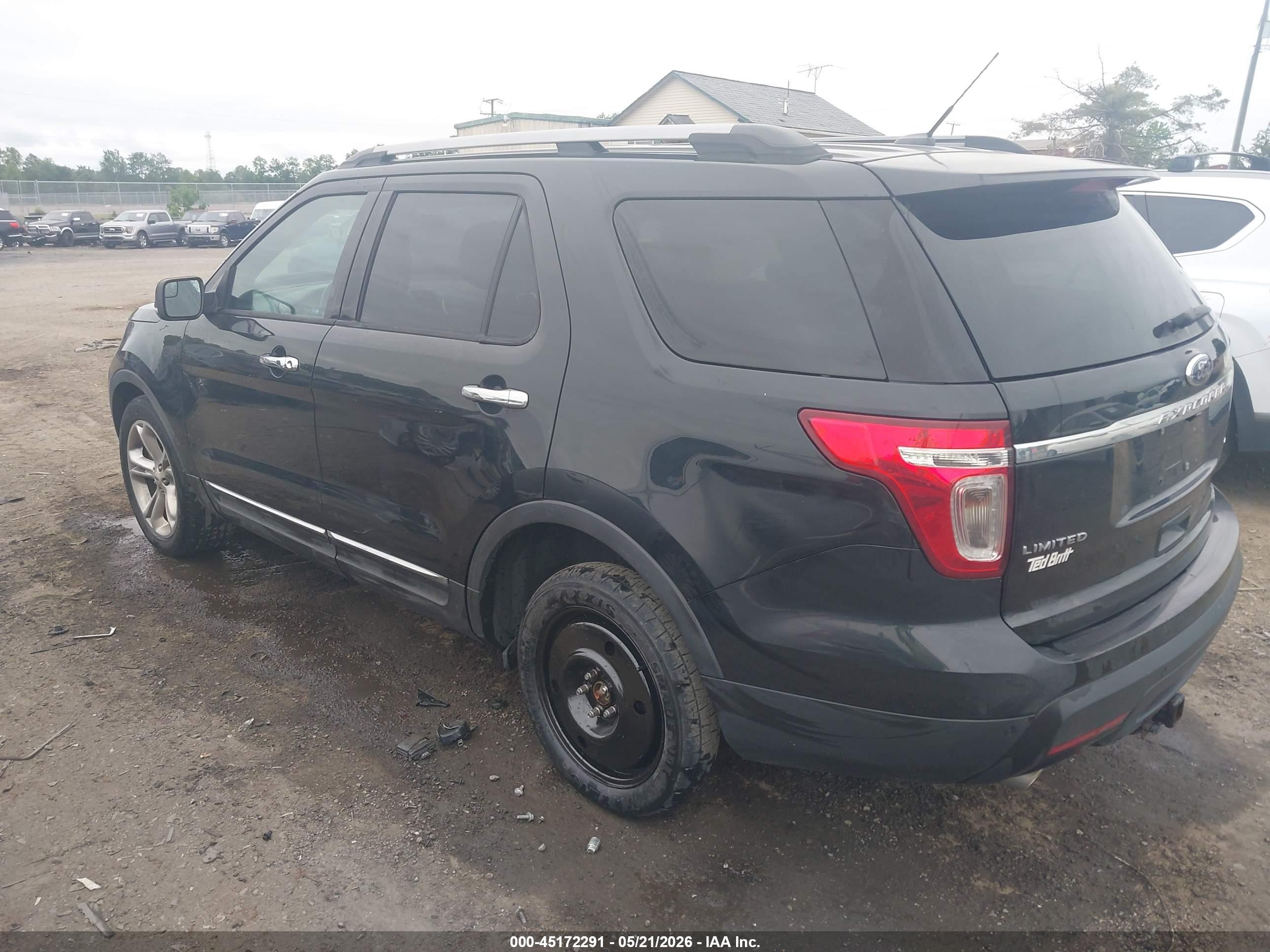 2015 Ford Explorer Limited Черный vin: 1FM5K8F86FGB82746