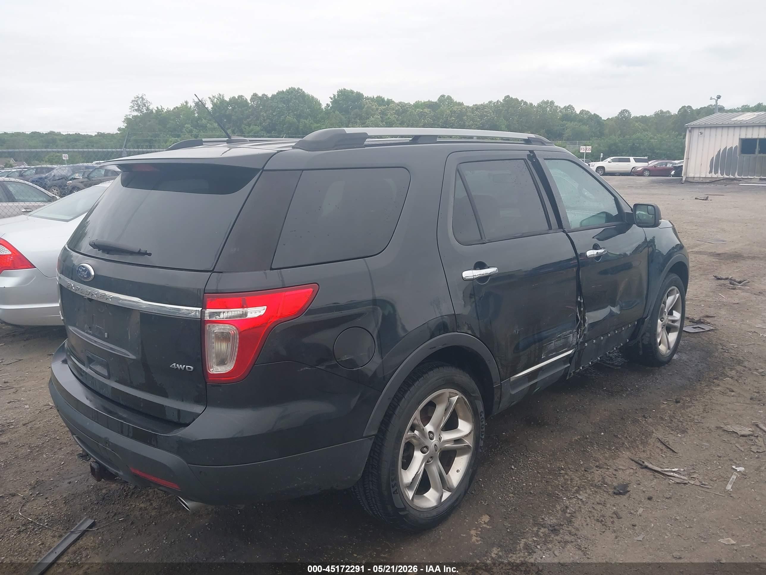 2015 Ford Explorer Limited Черный vin: 1FM5K8F86FGB82746