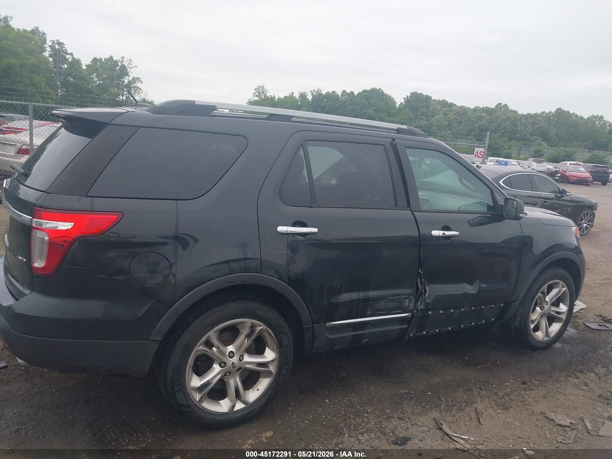 2015 Ford Explorer Limited Черный vin: 1FM5K8F86FGB82746