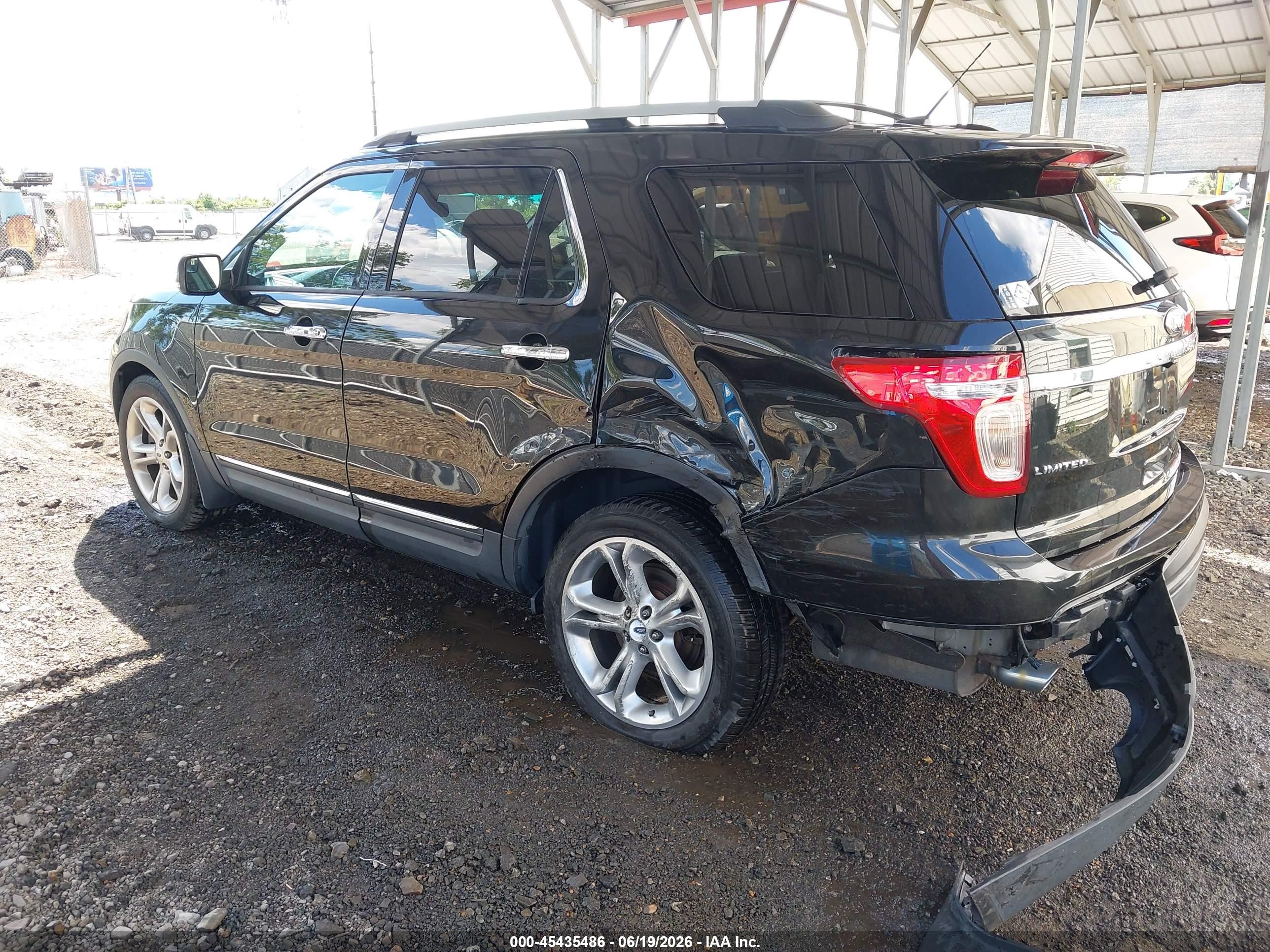 2015 Ford Explorer Limited Black vin: 1FM5K8F86FGC33114