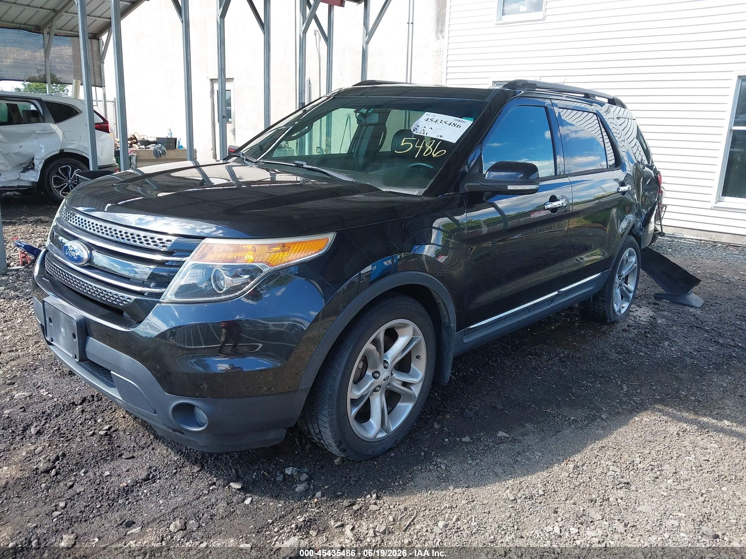 2015 Ford Explorer Limited Black vin: 1FM5K8F86FGC33114