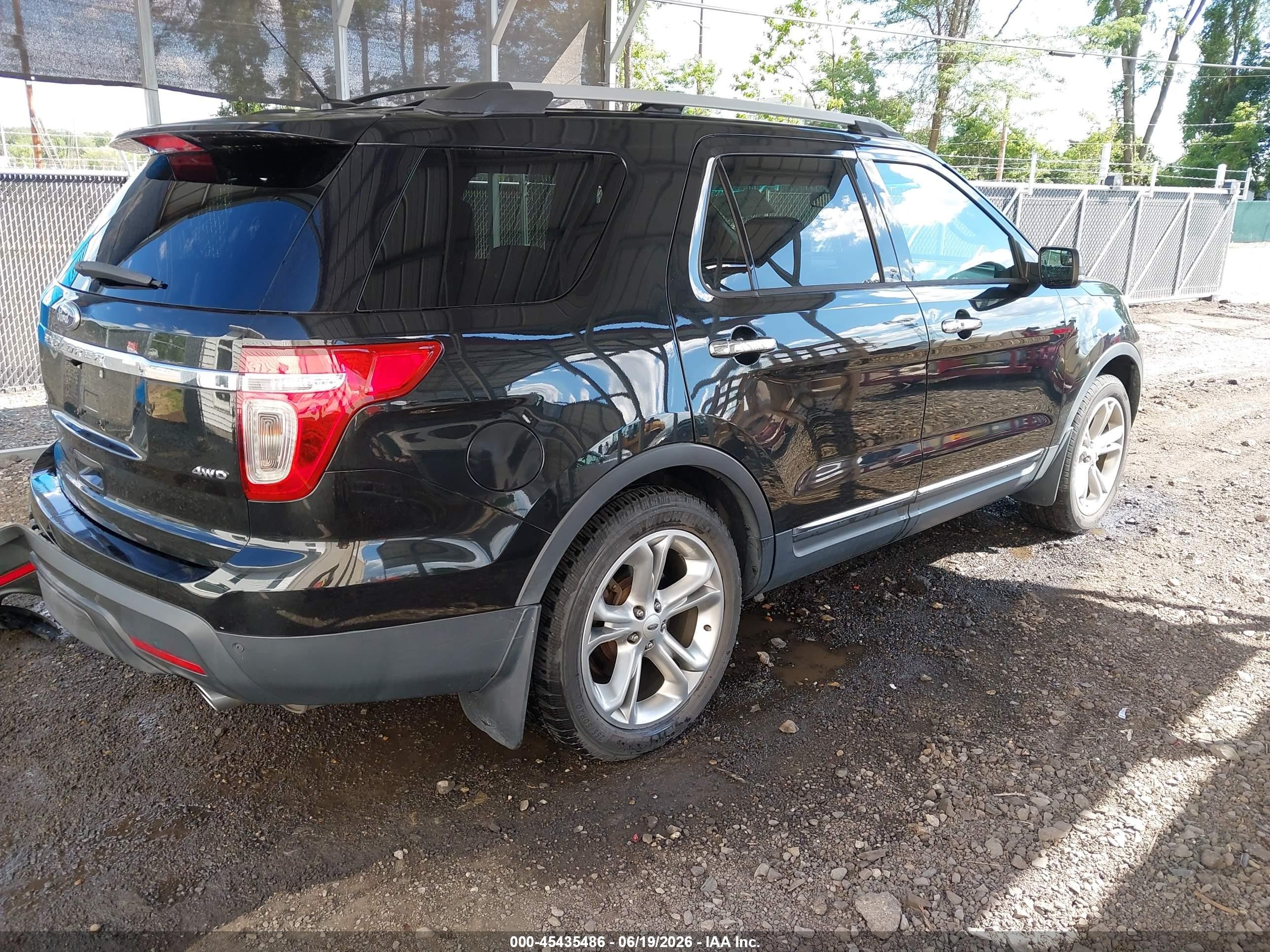 2015 Ford Explorer Limited Black vin: 1FM5K8F86FGC33114
