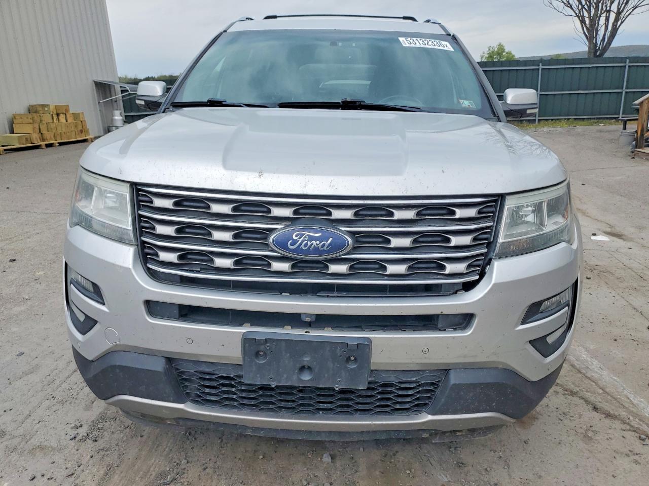 2016 Ford Explorer Limited Silver vin: 1FM5K8F86GGC23751