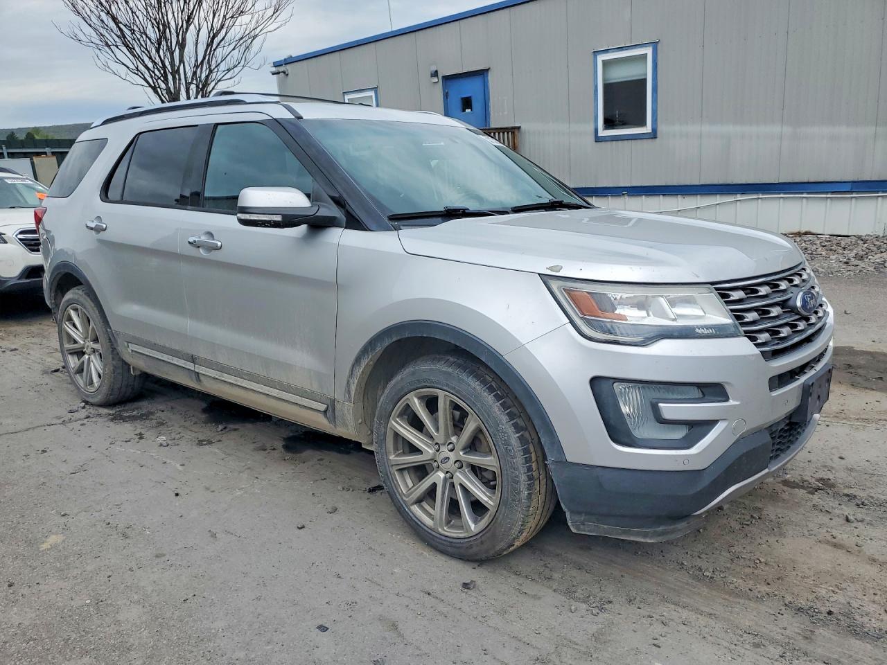 2016 Ford Explorer Limited Silver vin: 1FM5K8F86GGC23751