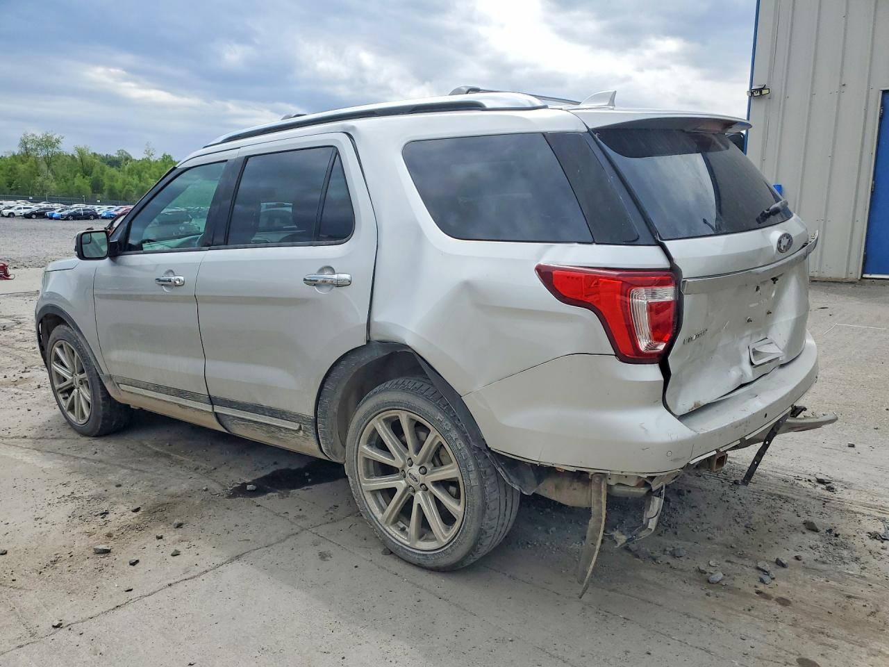2016 Ford Explorer Limited Silver vin: 1FM5K8F86GGC23751