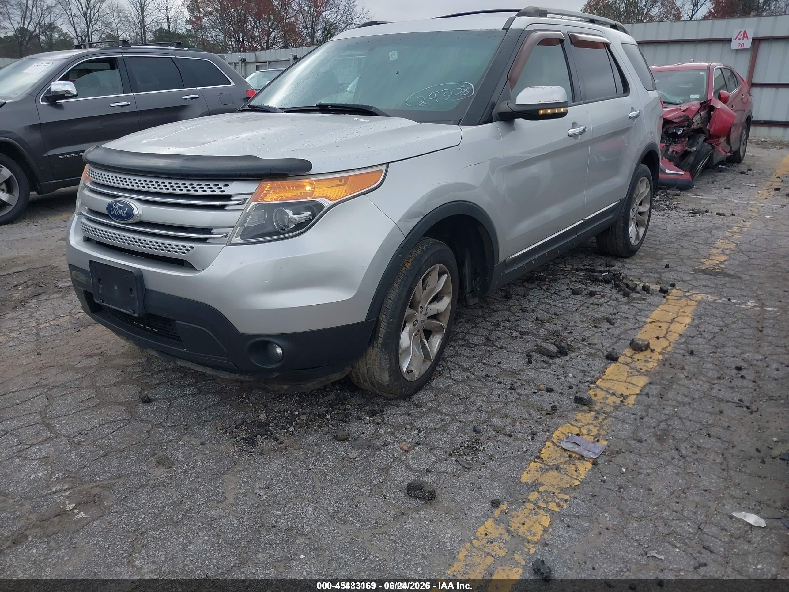 2013 Ford Explorer Limited Silver vin: 1FM5K8F87DGA00548