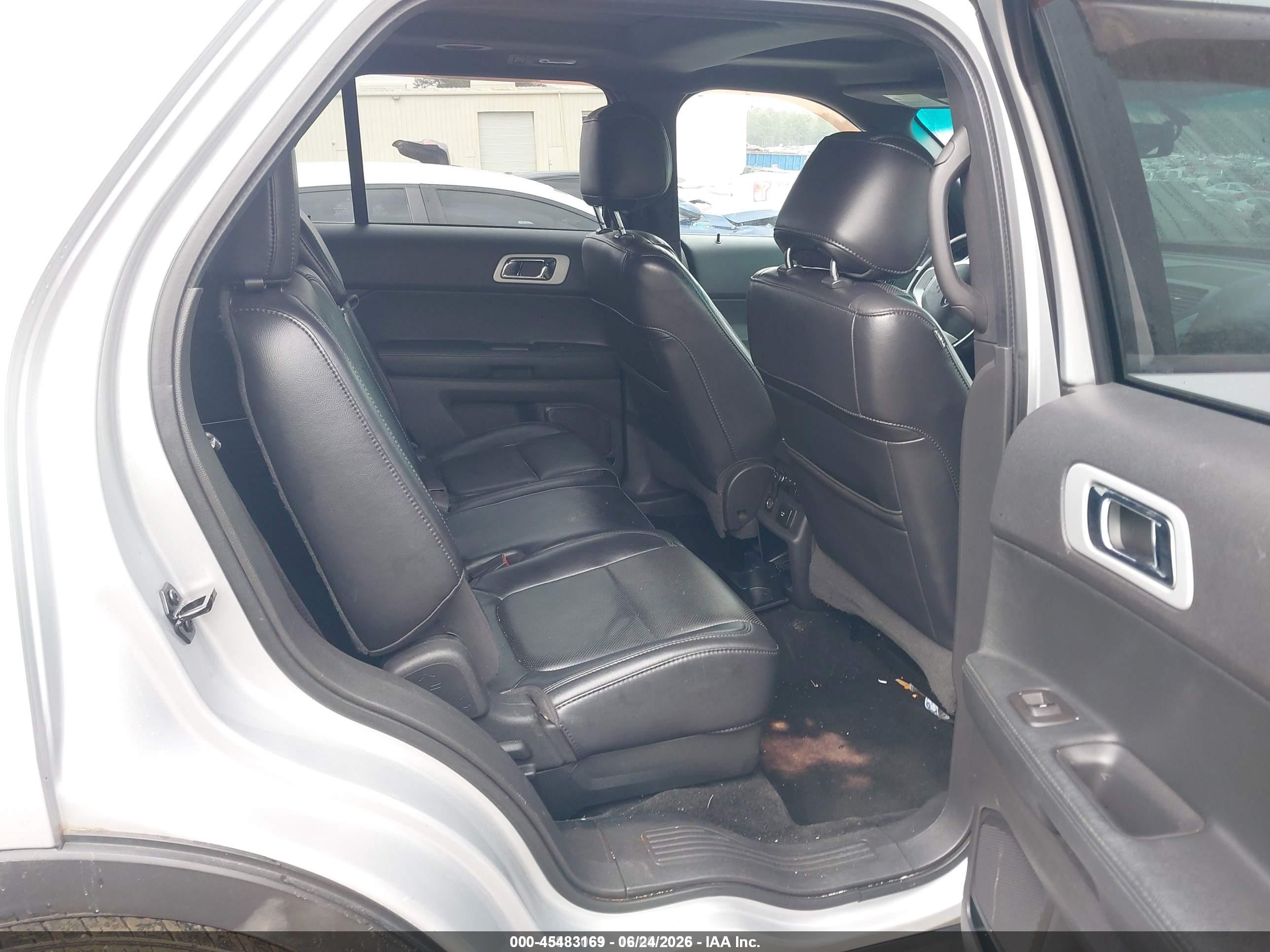 2013 Ford Explorer Limited Silver vin: 1FM5K8F87DGA00548