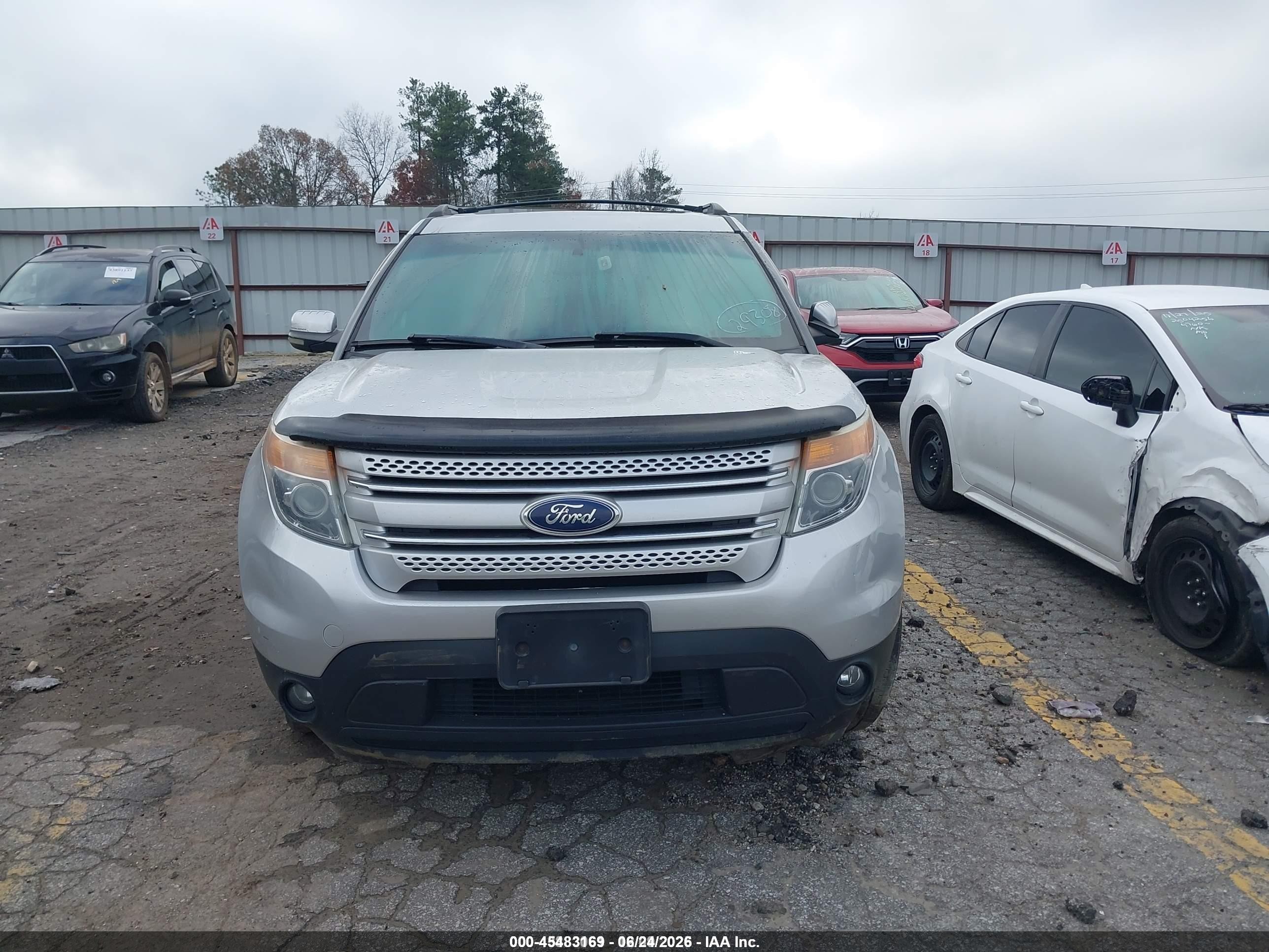 2013 Ford Explorer Limited Silver vin: 1FM5K8F87DGA00548
