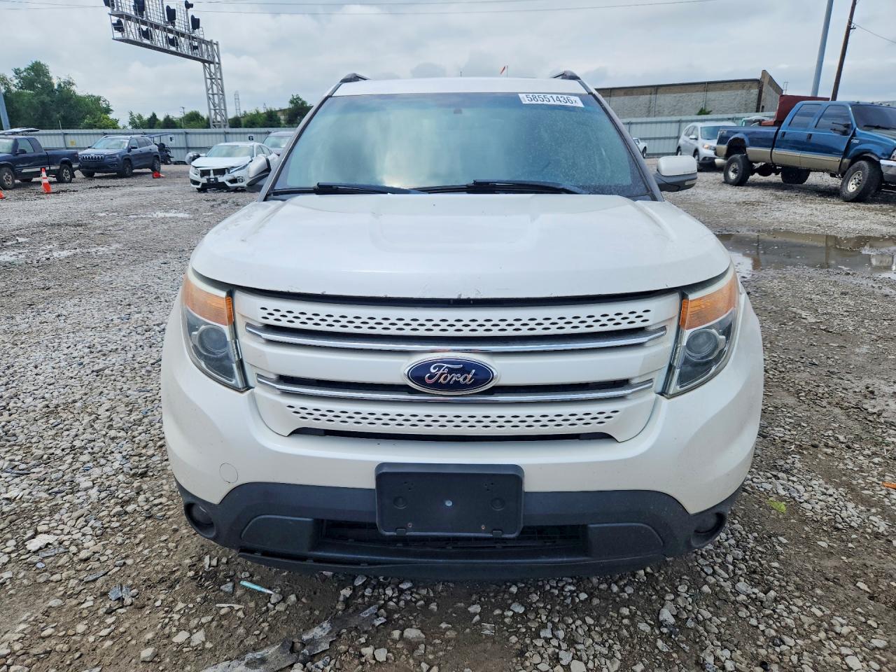 2013 Ford Explorer Limited White vin: 1FM5K8F87DGA11369