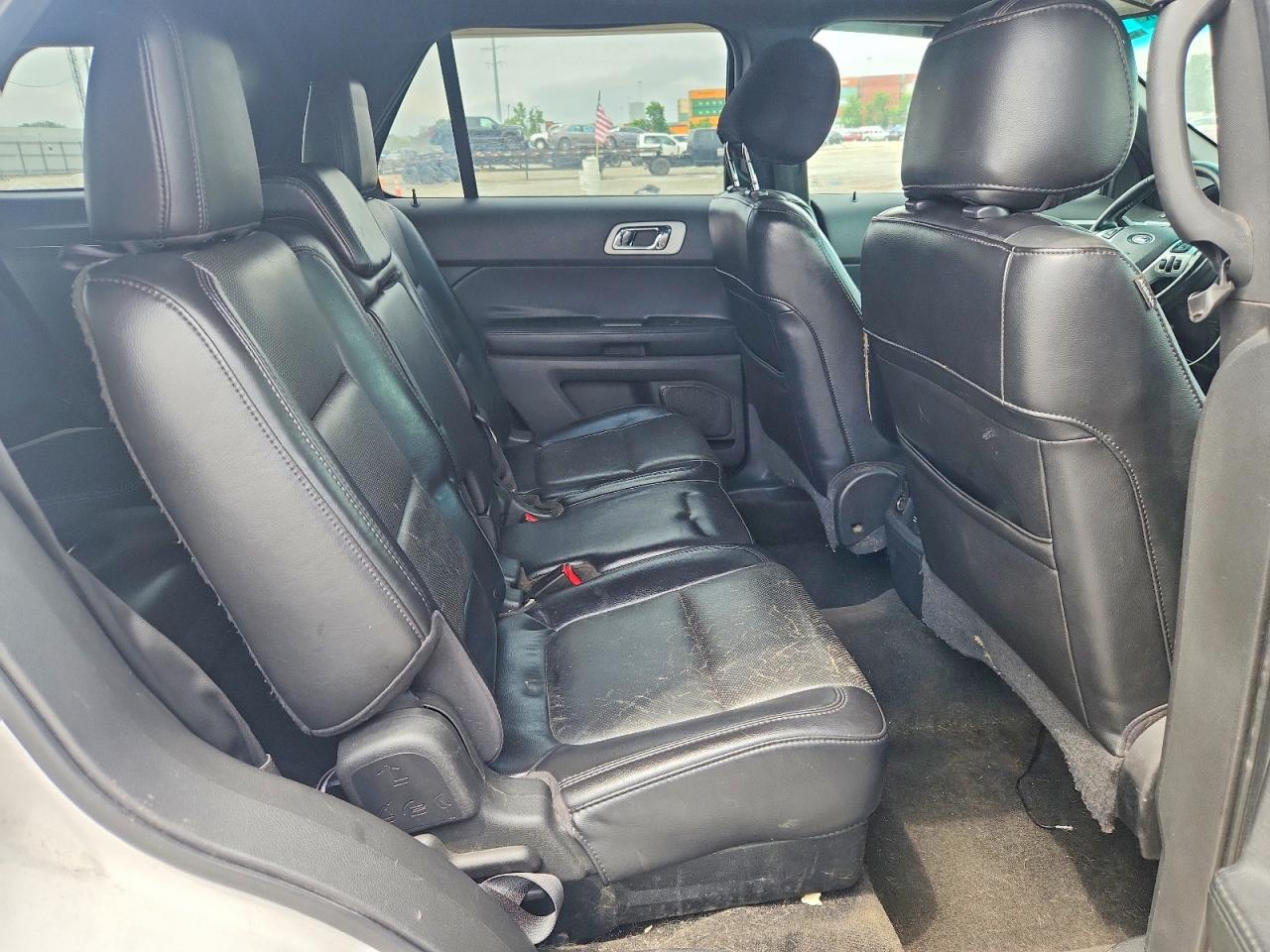 2013 Ford Explorer Limited White vin: 1FM5K8F87DGA11369