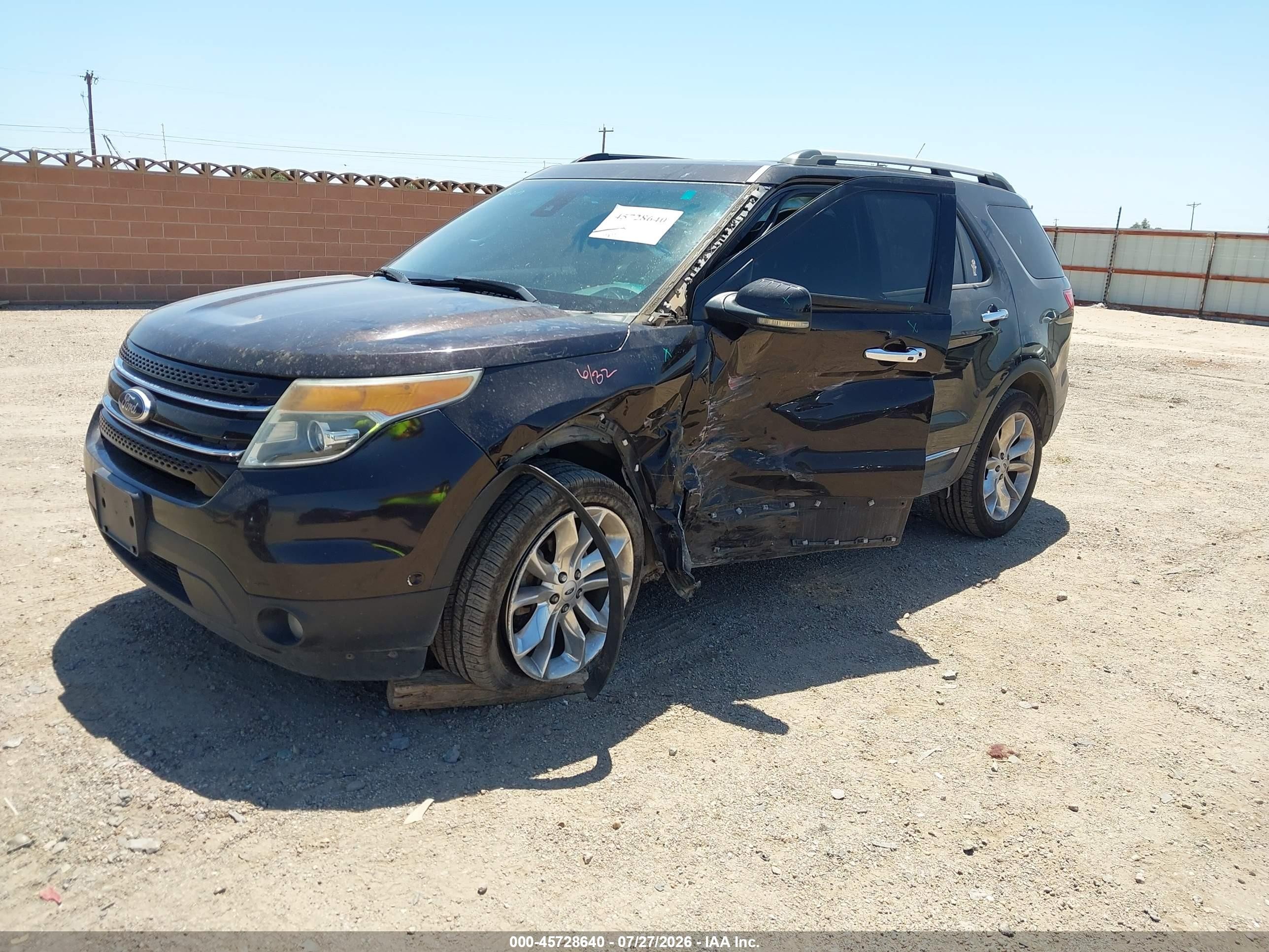 2013 Ford Explorer Limited Коричневый vin: 1FM5K8F87DGA51774