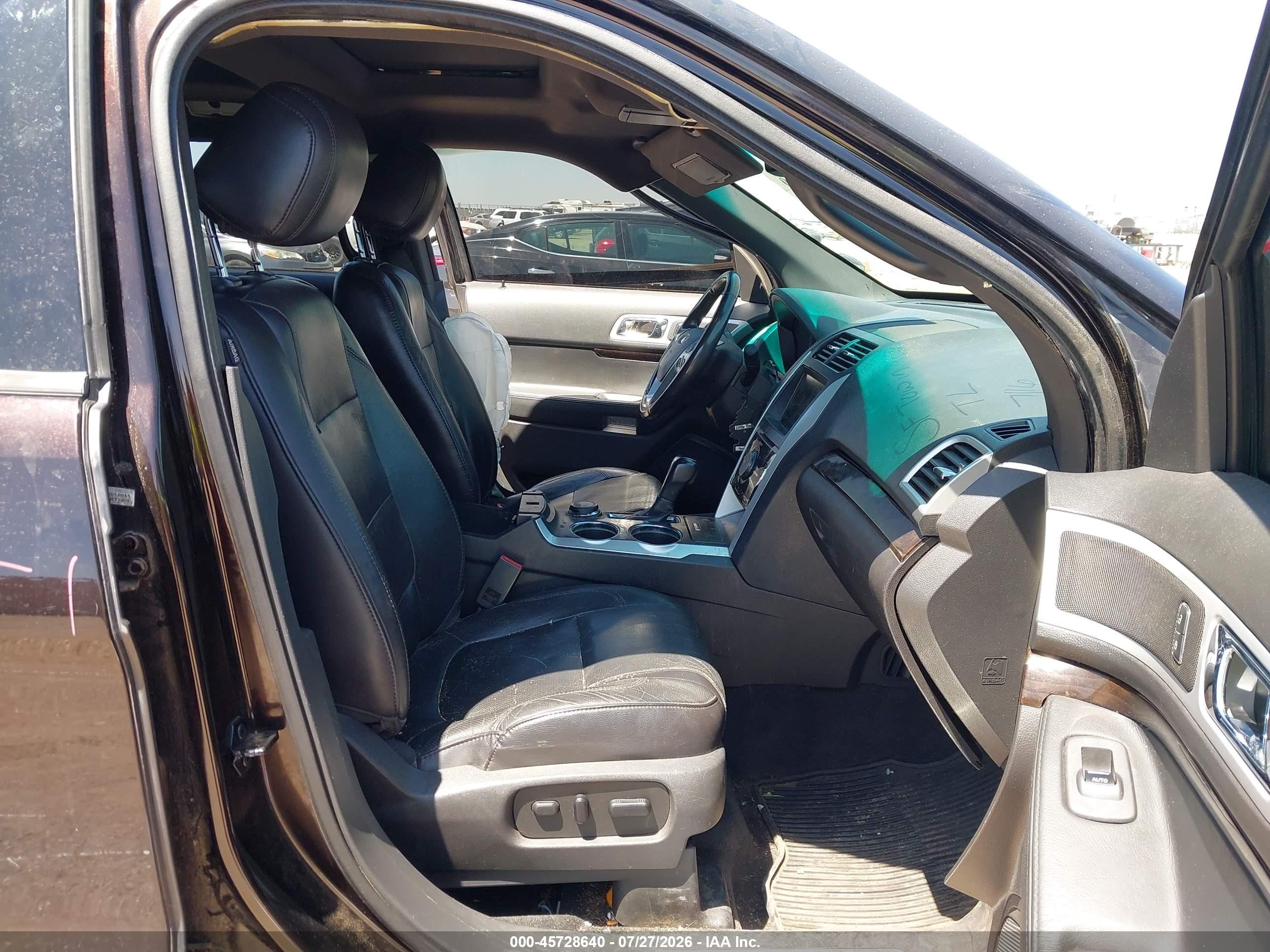 2013 Ford Explorer Limited Коричневый vin: 1FM5K8F87DGA51774