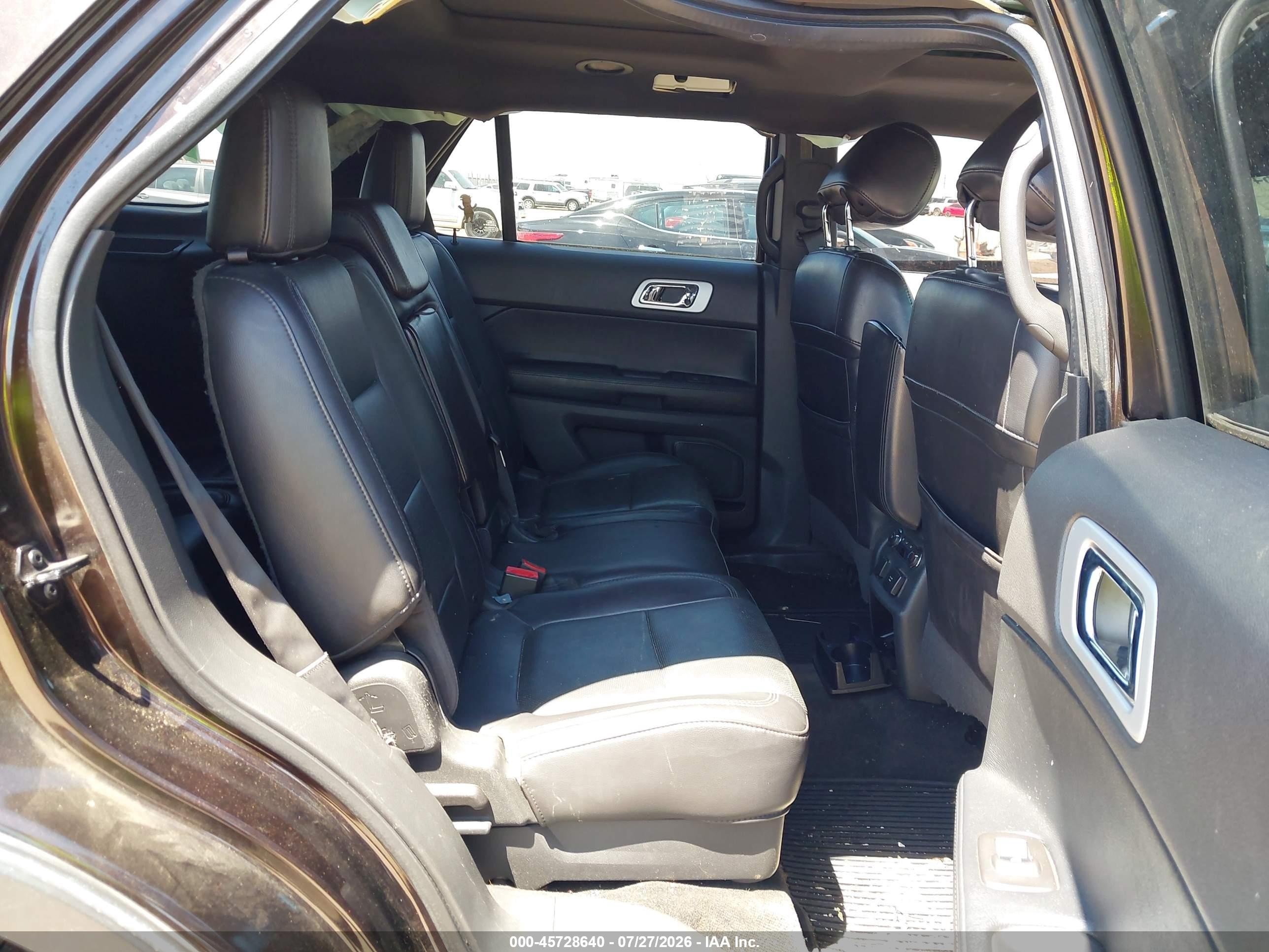 2013 Ford Explorer Limited Коричневый vin: 1FM5K8F87DGA51774
