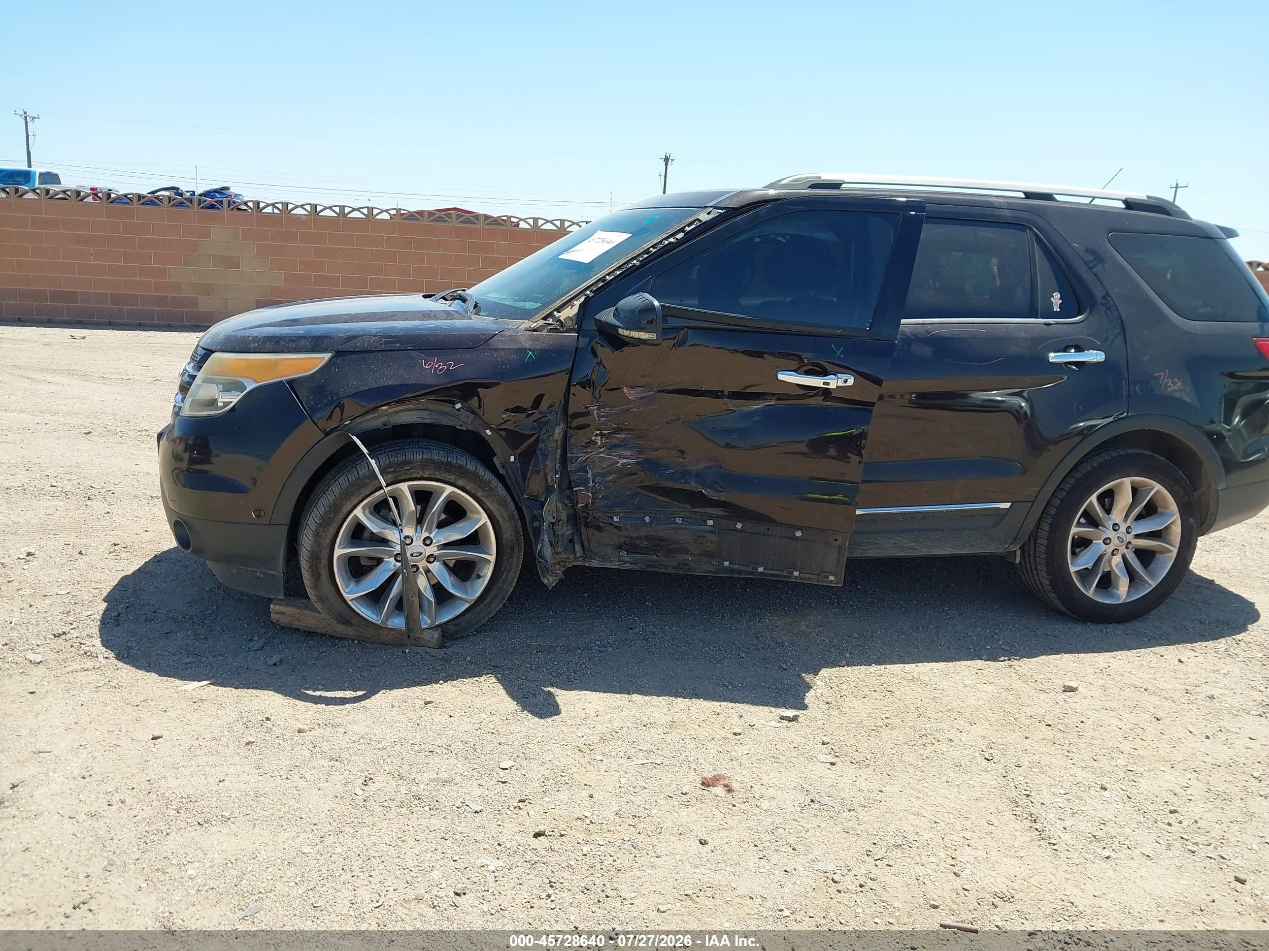 2013 Ford Explorer Limited Коричневый vin: 1FM5K8F87DGA51774