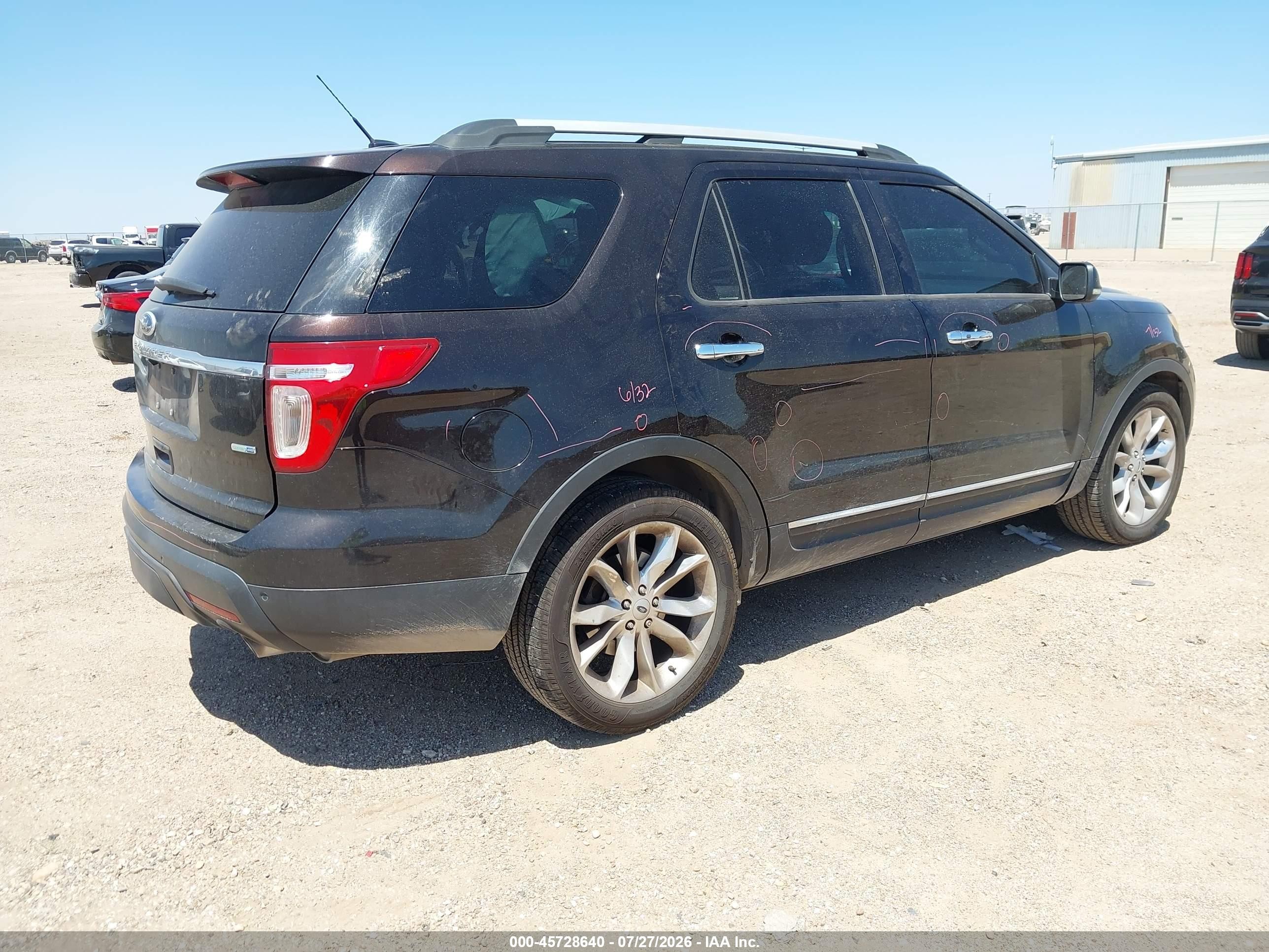 2013 Ford Explorer Limited Коричневый vin: 1FM5K8F87DGA51774