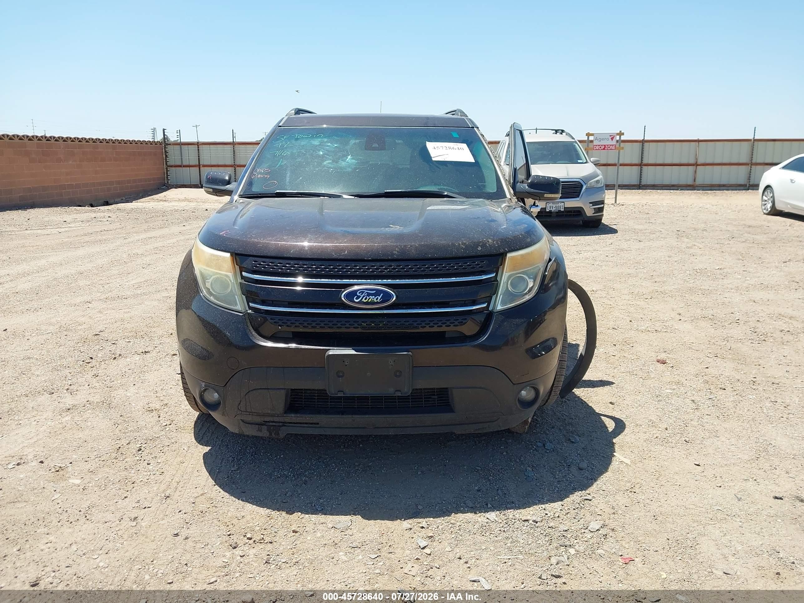 2013 Ford Explorer Limited Коричневый vin: 1FM5K8F87DGA51774