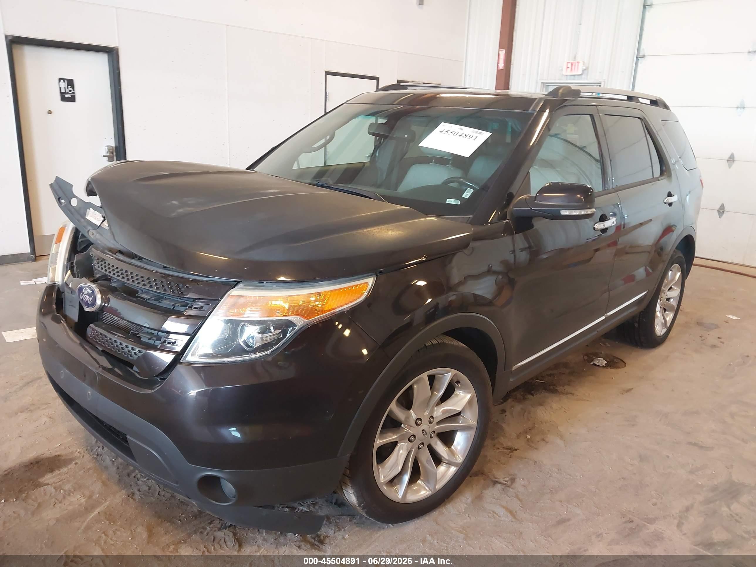 2013 Ford Explorer Limited Черный vin: 1FM5K8F87DGA92308