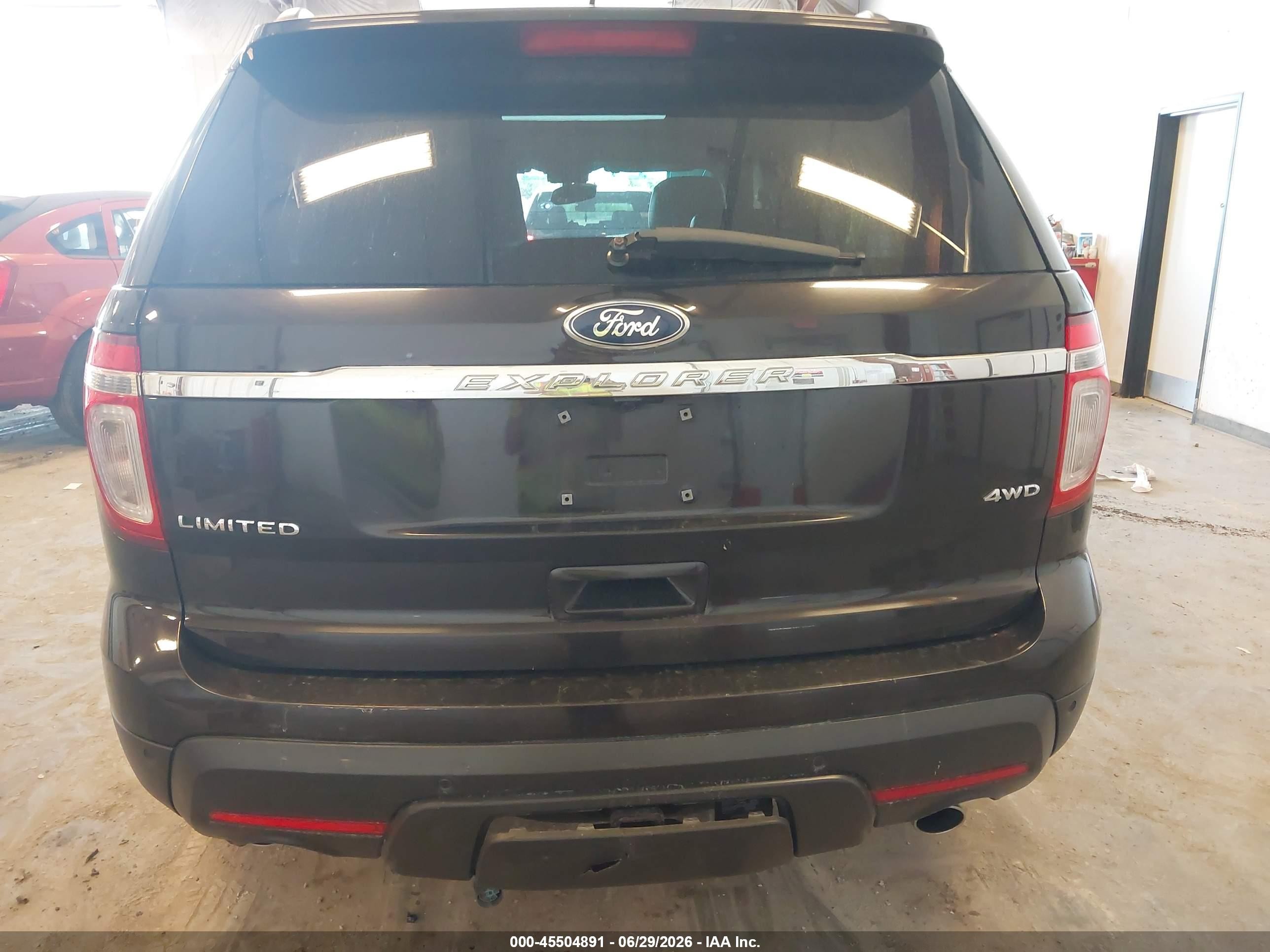 2013 Ford Explorer Limited Черный vin: 1FM5K8F87DGA92308