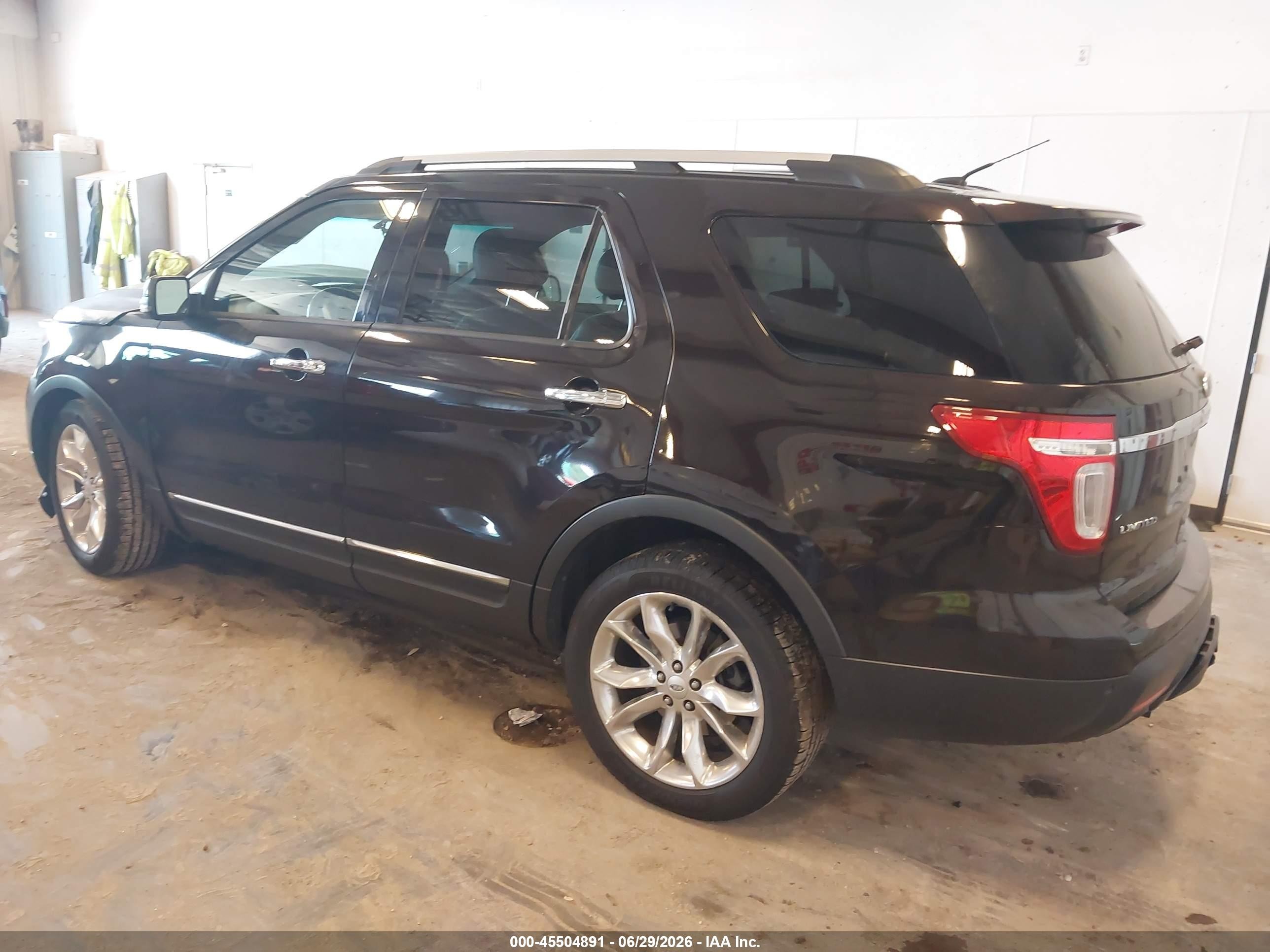 2013 Ford Explorer Limited Черный vin: 1FM5K8F87DGA92308
