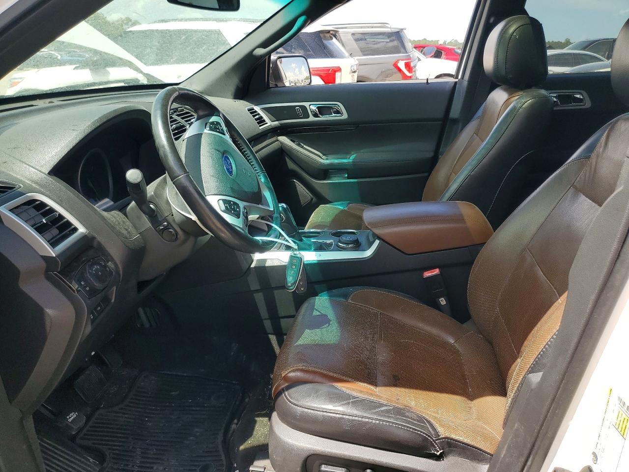 2013 Ford Explorer Limited Cream vin: 1FM5K8F87DGA92809