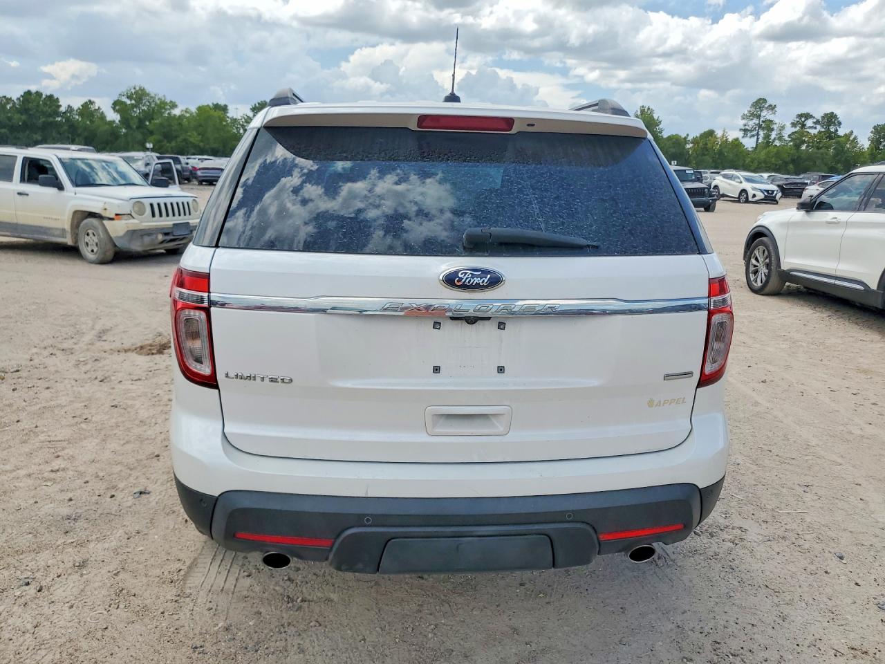 2013 Ford Explorer Limited Cream vin: 1FM5K8F87DGA92809