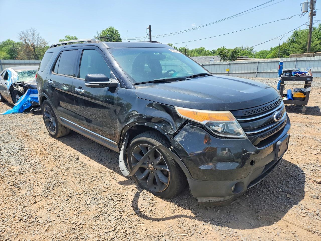 2013 Ford Explorer Limited Black vin: 1FM5K8F87DGC13435