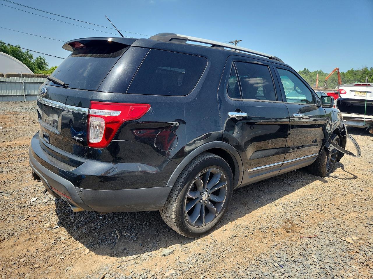 2013 Ford Explorer Limited Black vin: 1FM5K8F87DGC13435