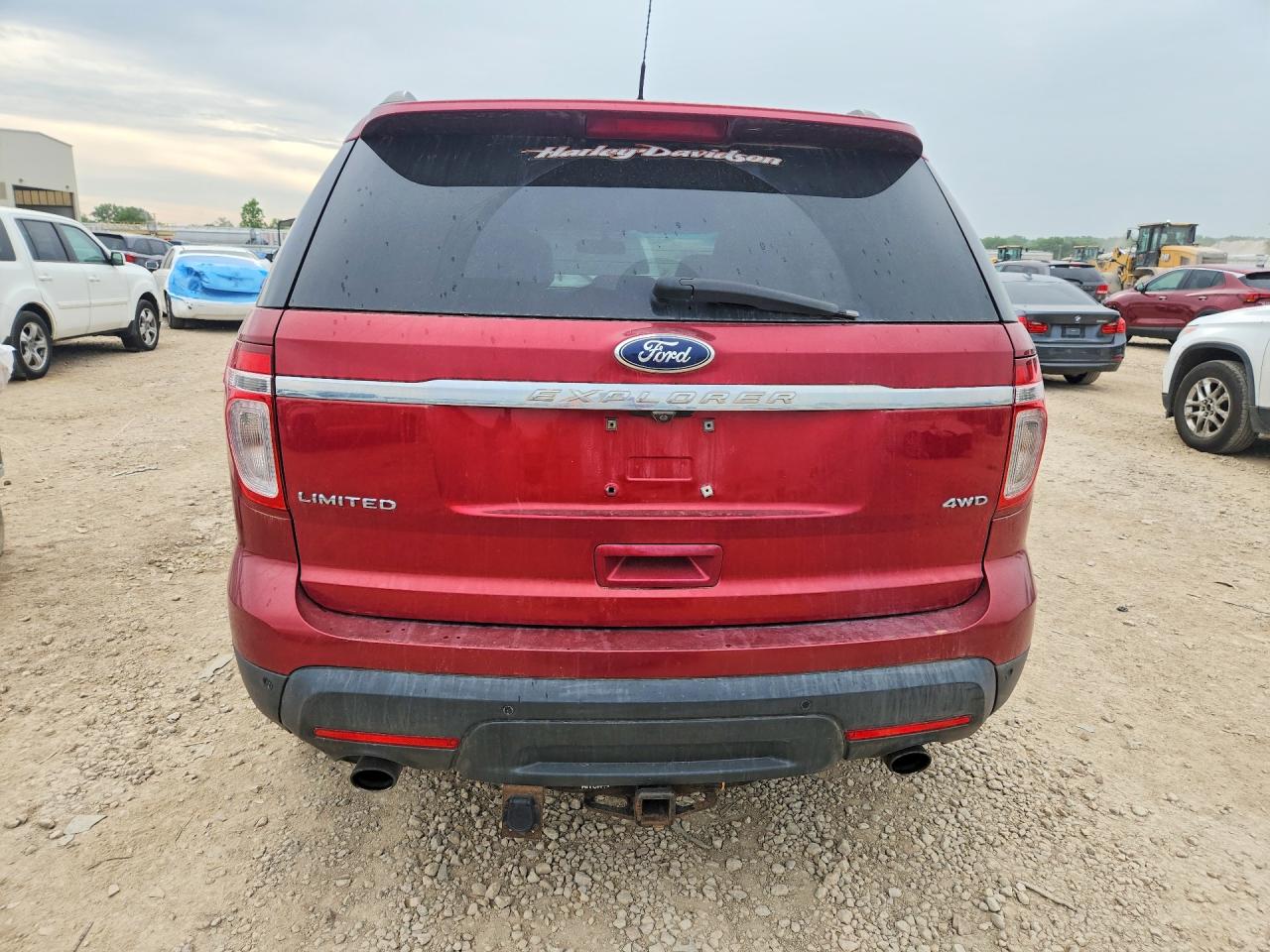 2013 Ford Explorer Limited Red vin: 1FM5K8F87DGC83596