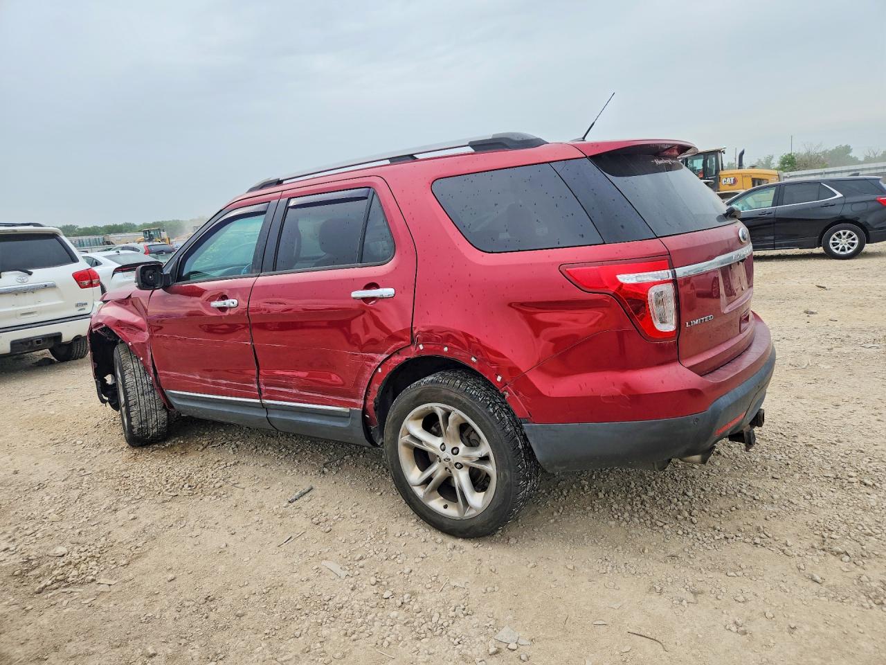2013 Ford Explorer Limited Red vin: 1FM5K8F87DGC83596