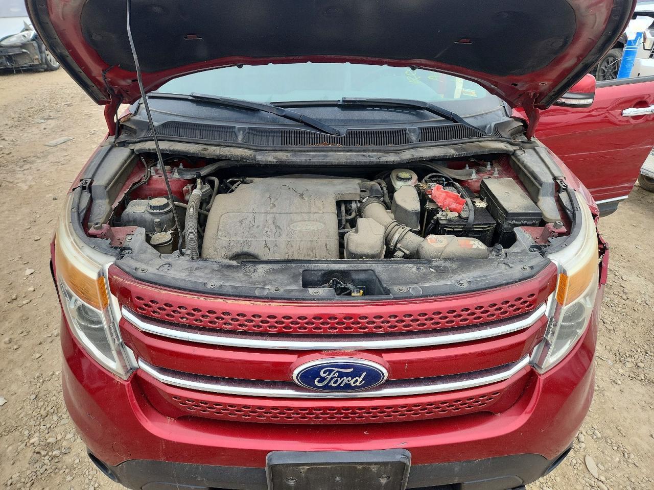 2013 Ford Explorer Limited Red vin: 1FM5K8F87DGC83596