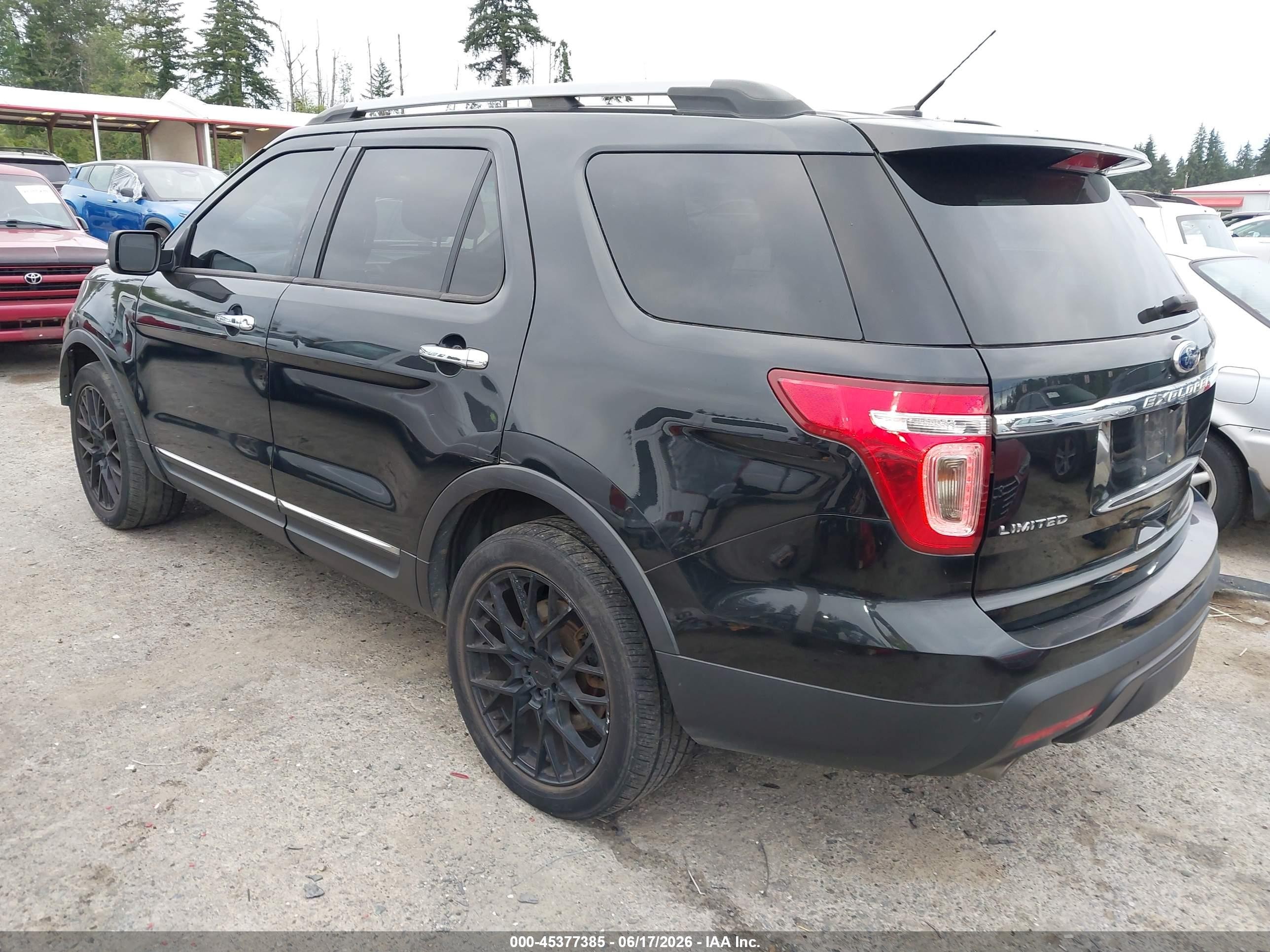 2014 Ford Explorer Limited Black vin: 1FM5K8F87EGA33180