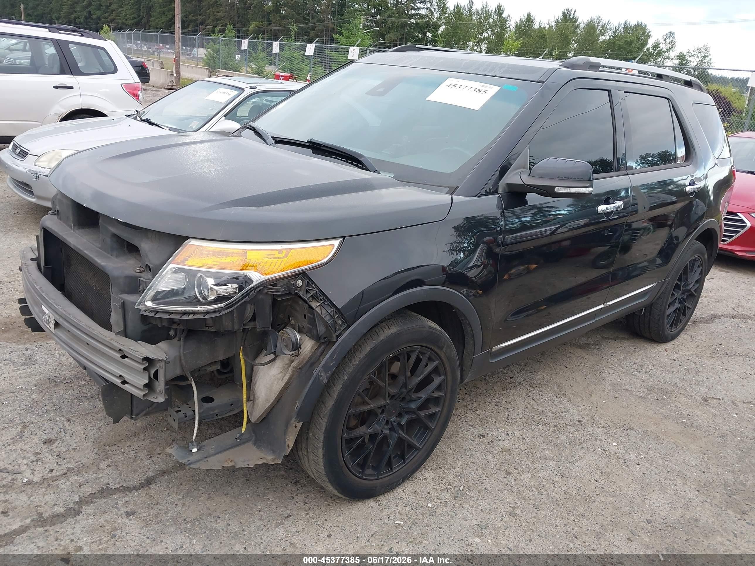 2014 Ford Explorer Limited Black vin: 1FM5K8F87EGA33180