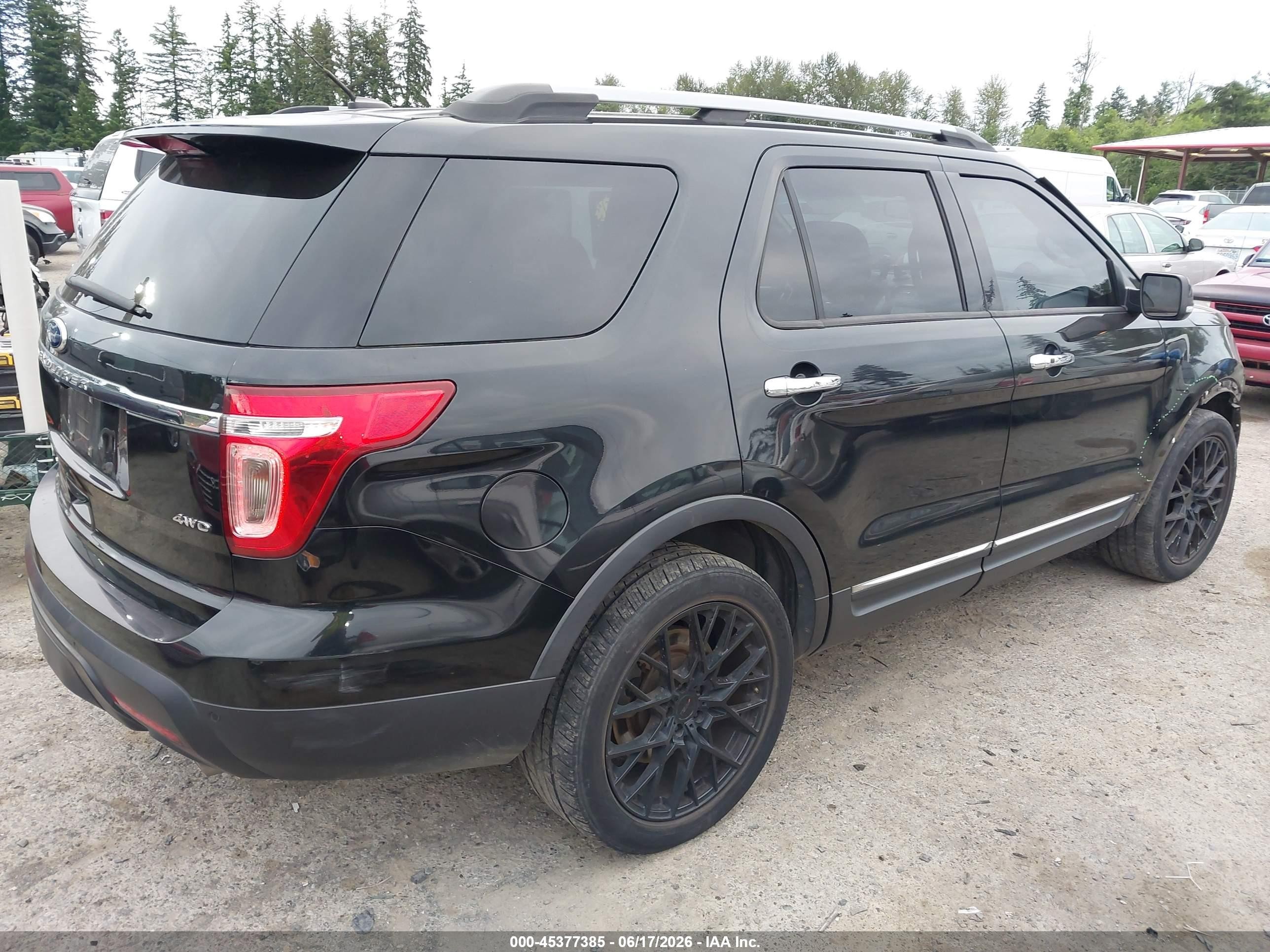 2014 Ford Explorer Limited Black vin: 1FM5K8F87EGA33180