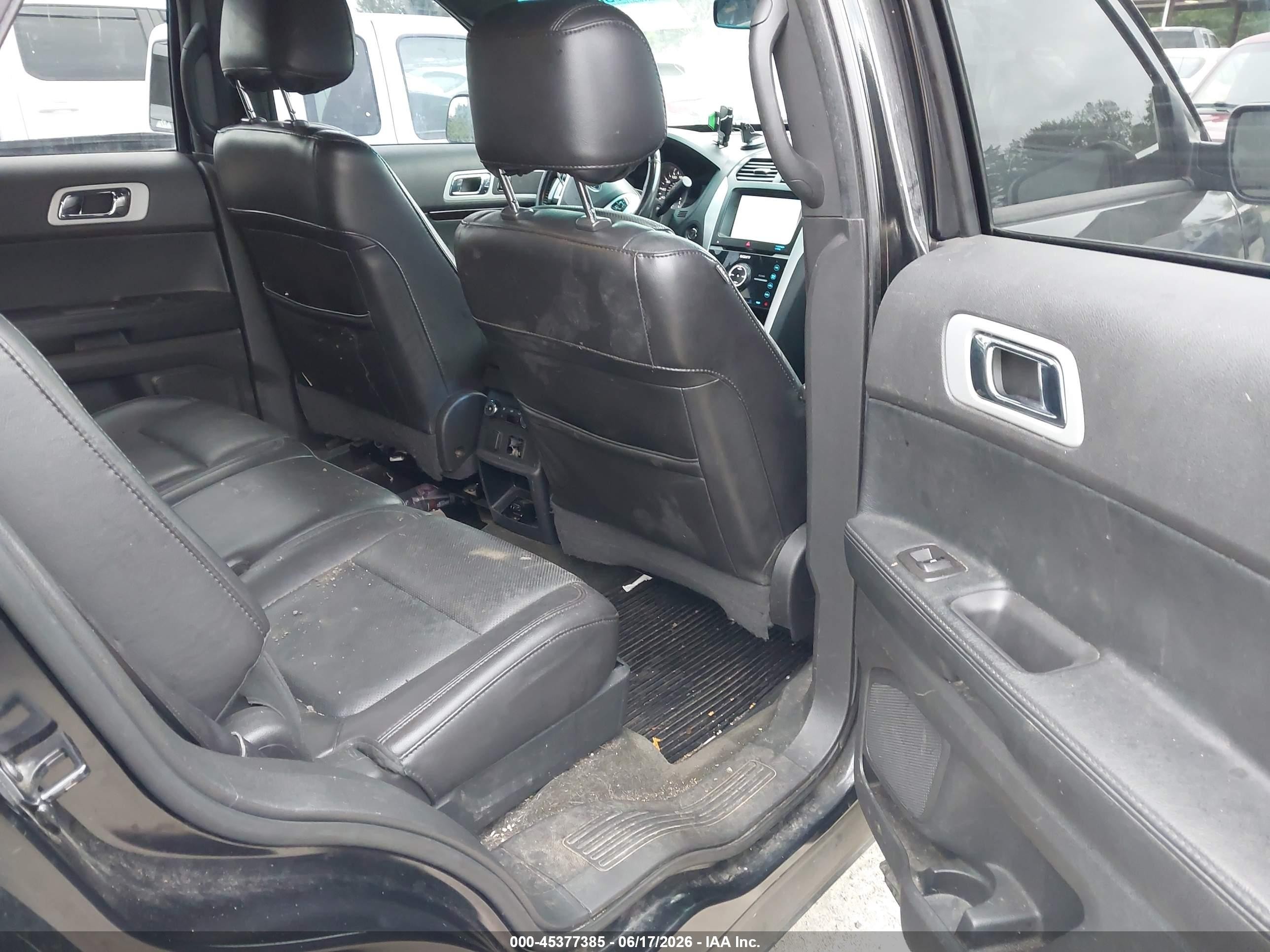 2014 Ford Explorer Limited Black vin: 1FM5K8F87EGA33180