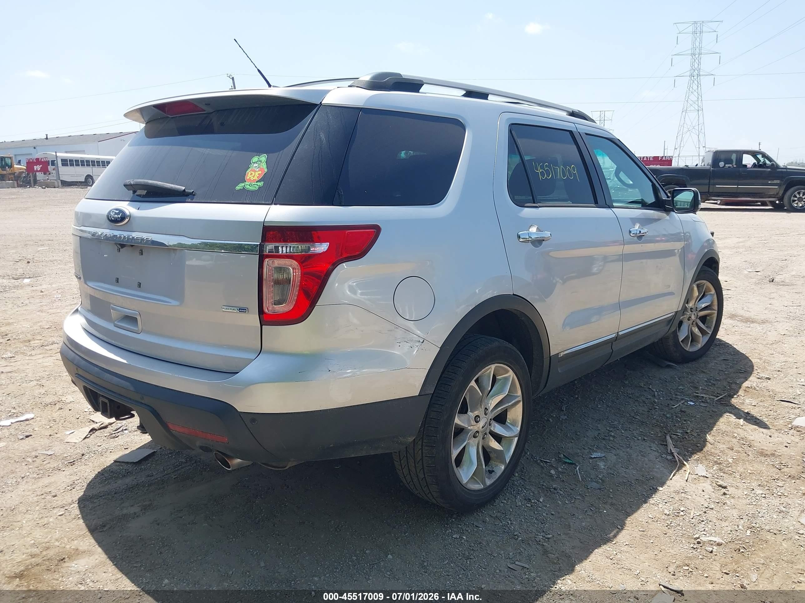 2014 Ford Explorer Limited Silver vin: 1FM5K8F87EGA53378