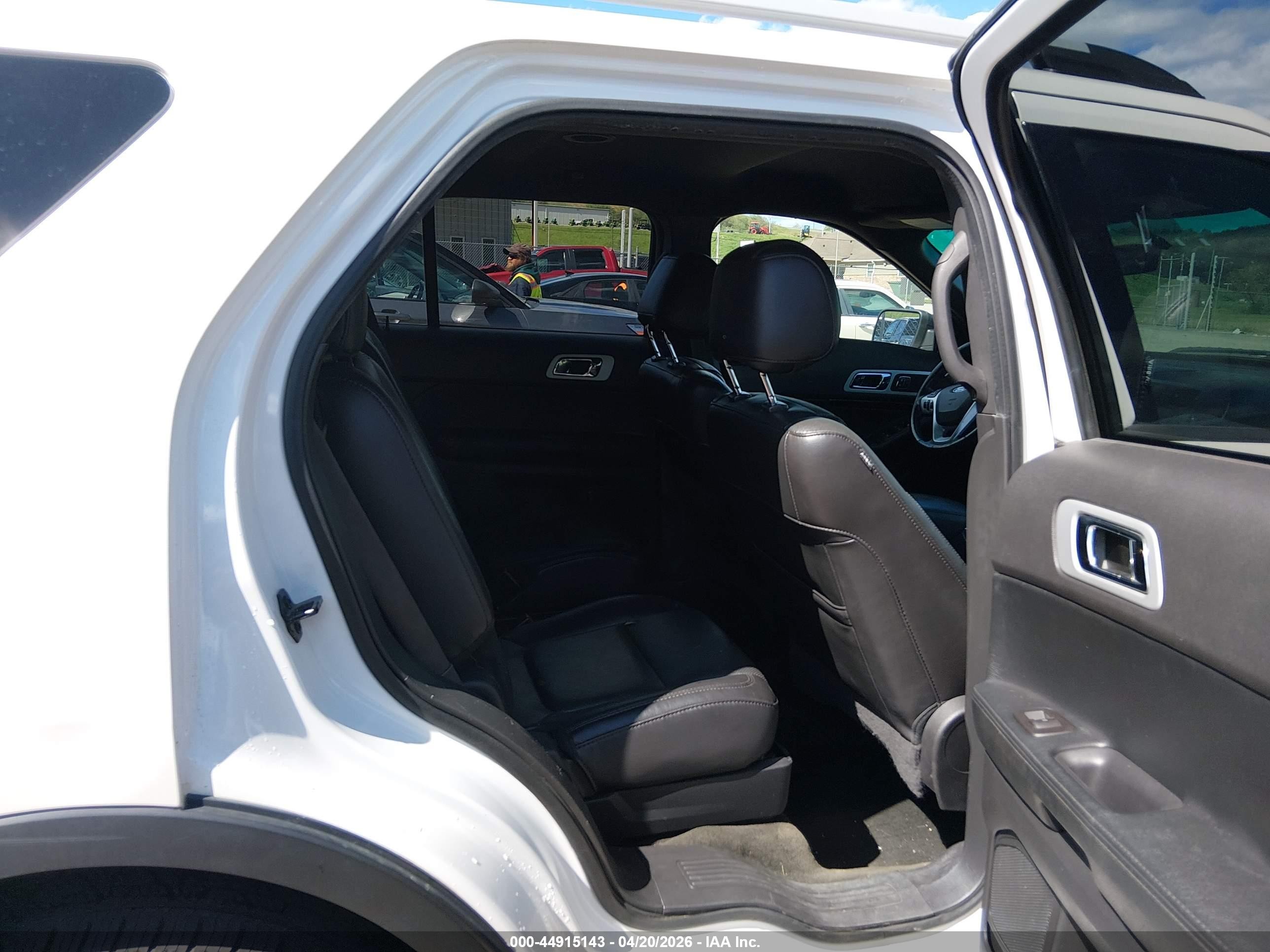 2014 Ford Explorer Limited White vin: 1FM5K8F87EGA87336