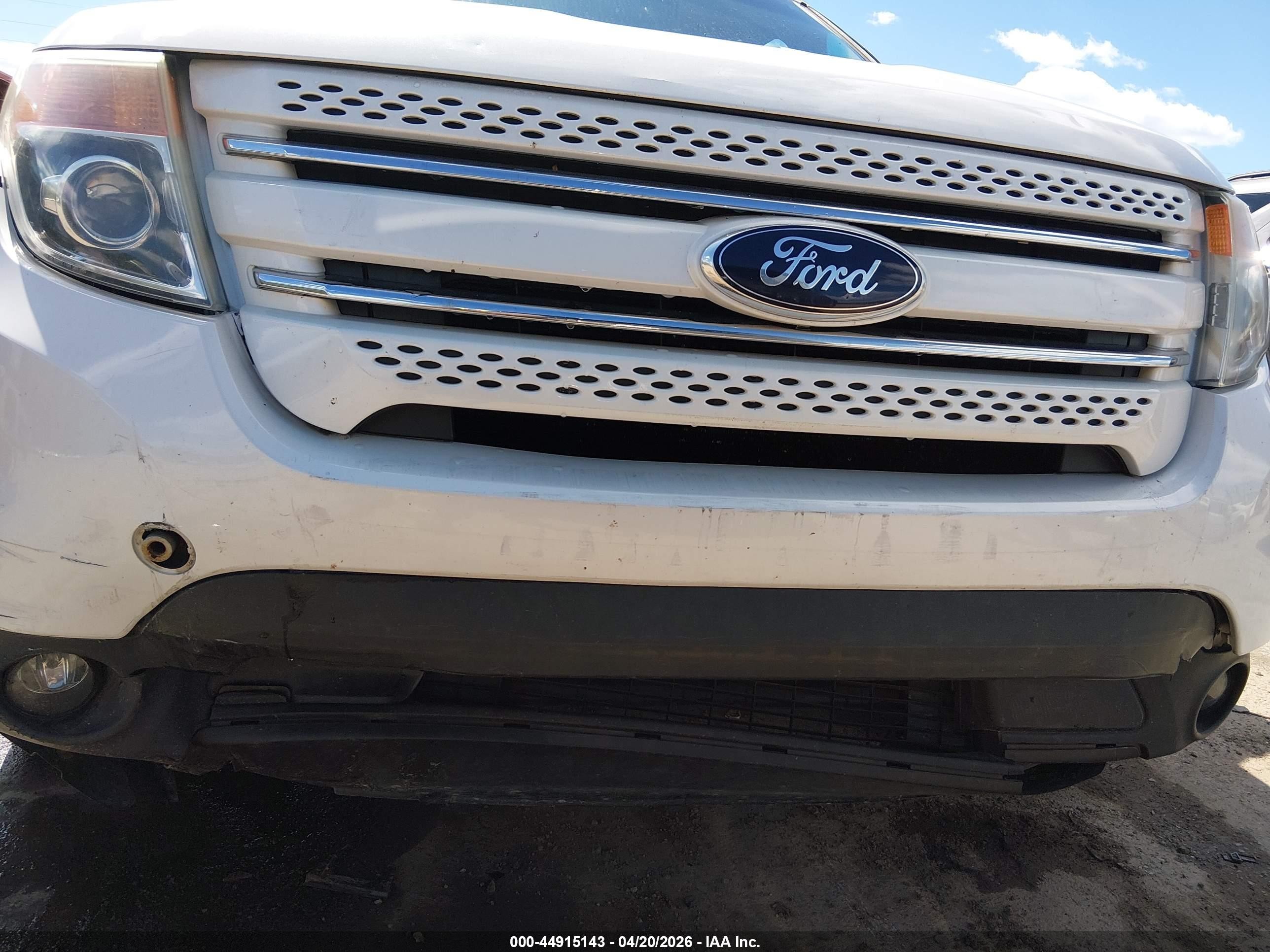 2014 Ford Explorer Limited White vin: 1FM5K8F87EGA87336