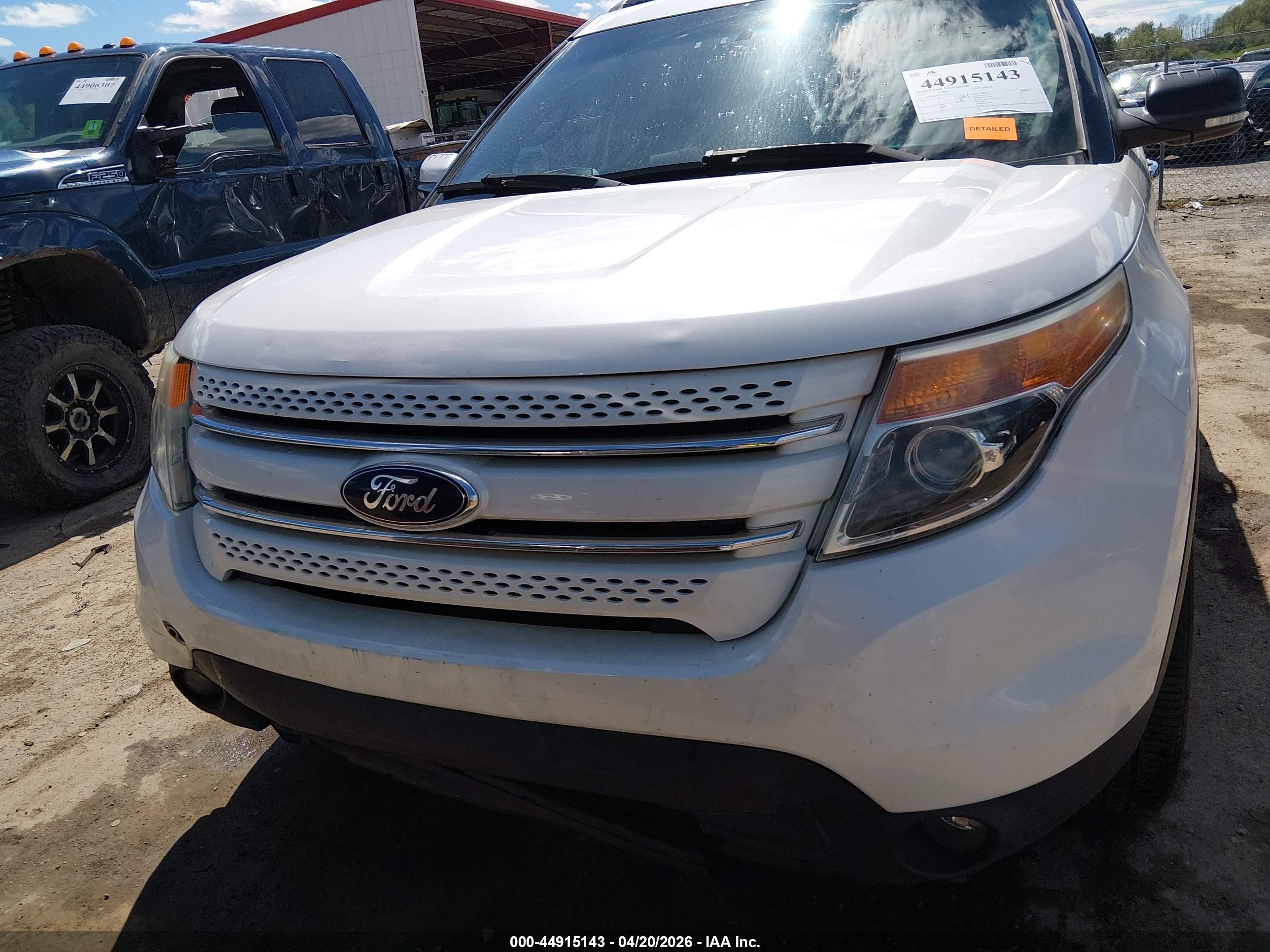 2014 Ford Explorer Limited White vin: 1FM5K8F87EGA87336