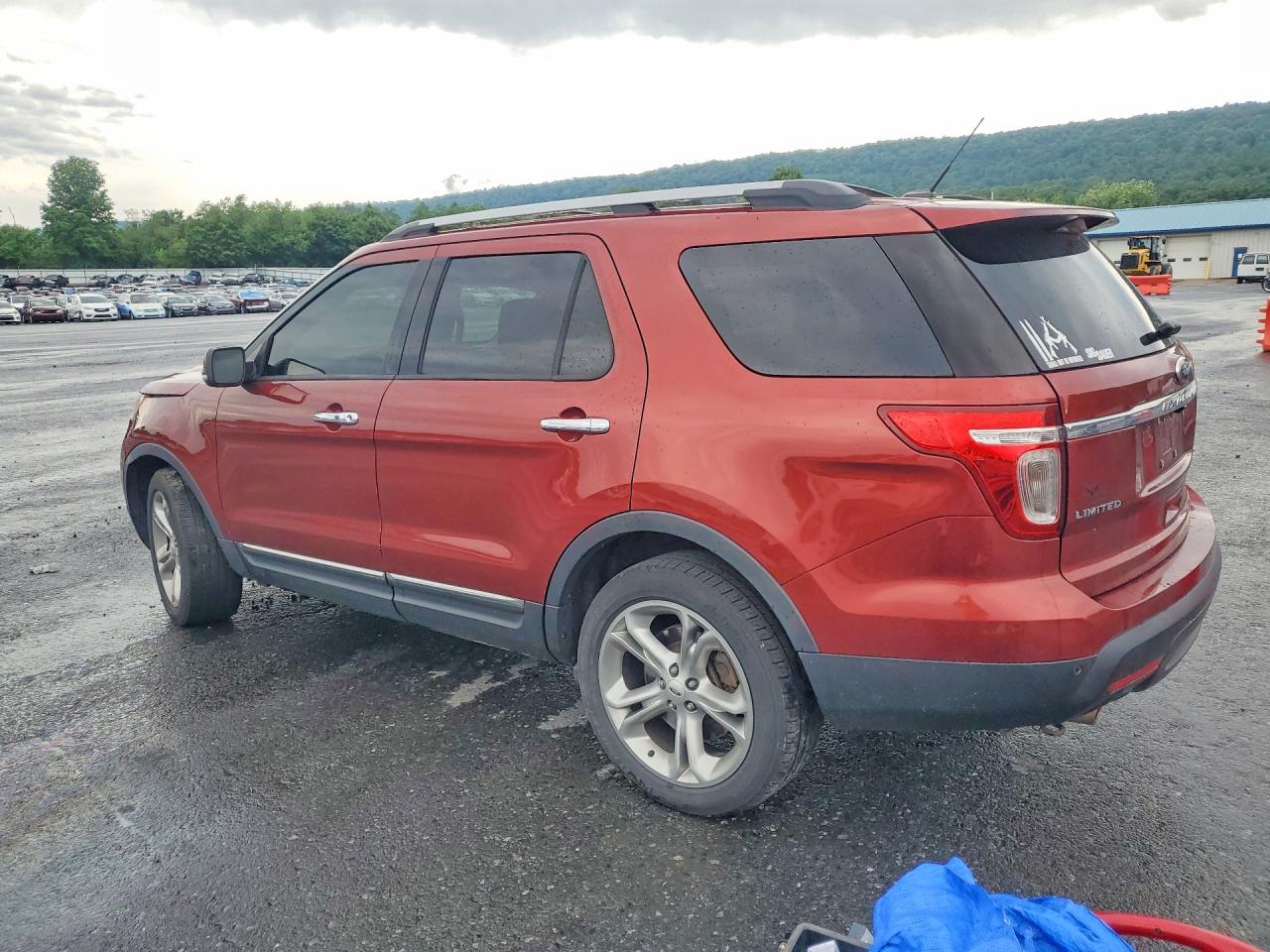2014 Ford Explorer Limited Maroon vin: 1FM5K8F87EGB08394
