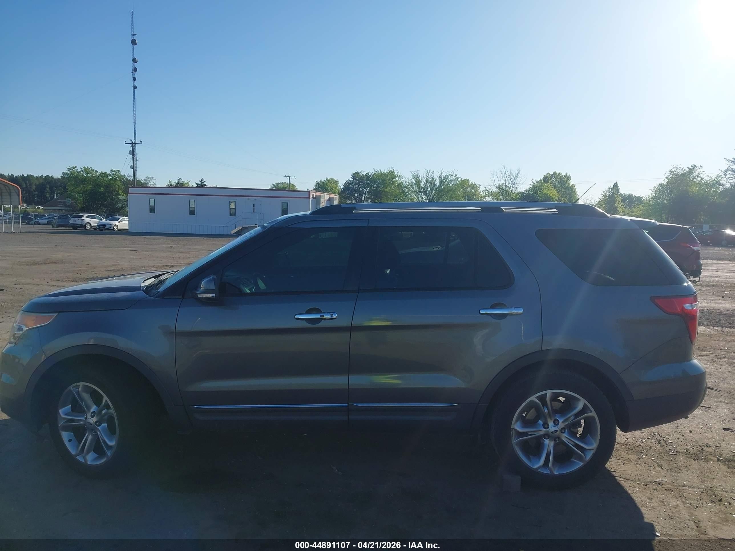 2014 Ford Explorer Limited Gray vin: 1FM5K8F87EGB90594