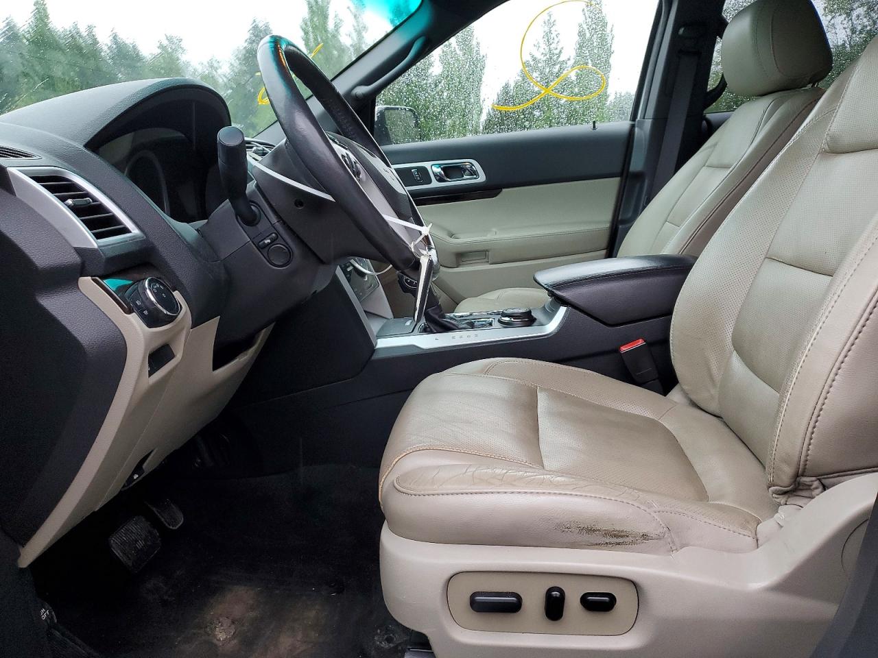 2014 Ford Explorer Limited White vin: 1FM5K8F87EGC53600