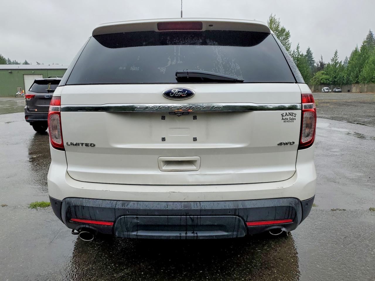 2014 Ford Explorer Limited White vin: 1FM5K8F87EGC53600