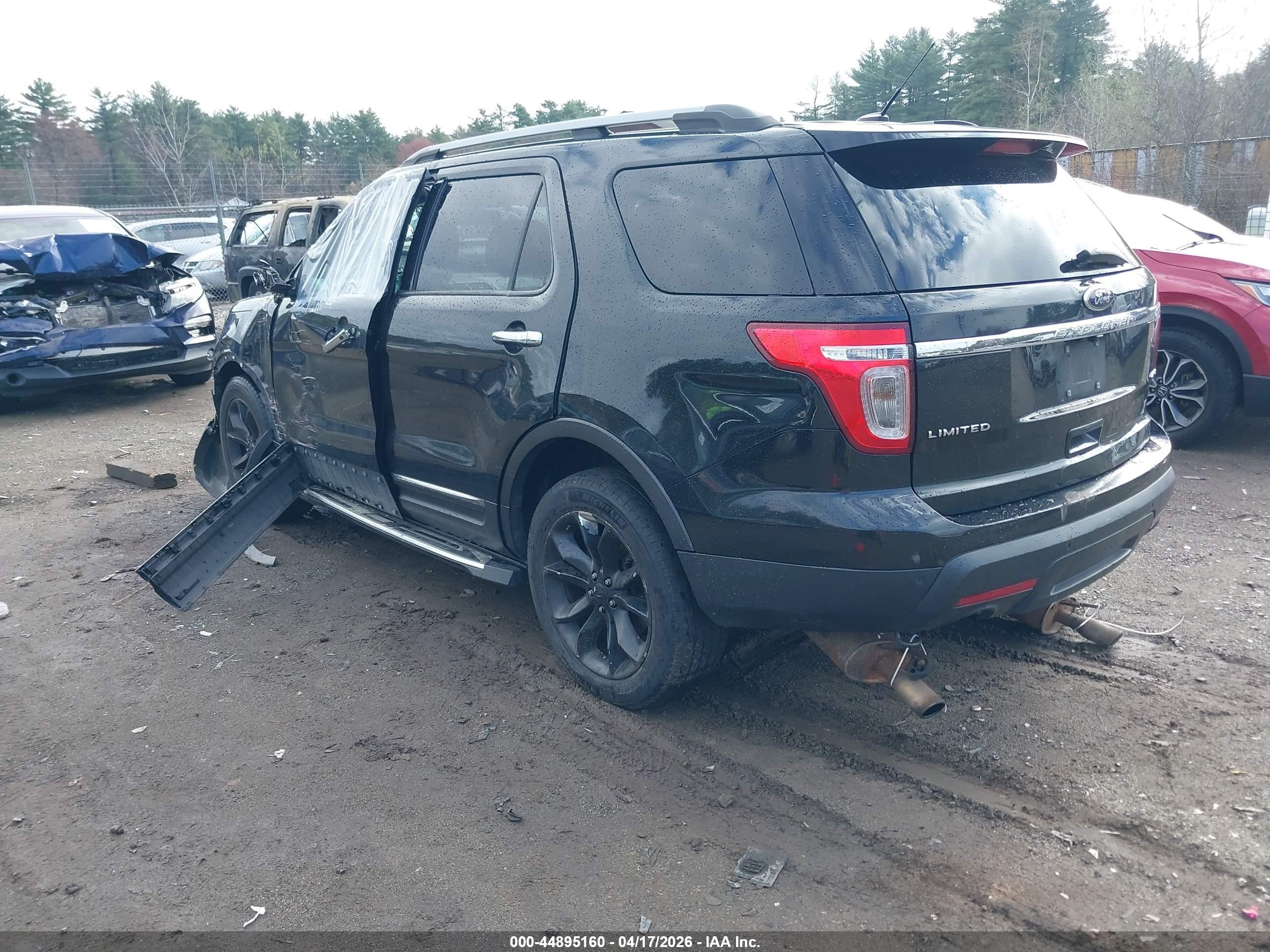 2014 Ford Explorer Limited Black vin: 1FM5K8F87EGC53757