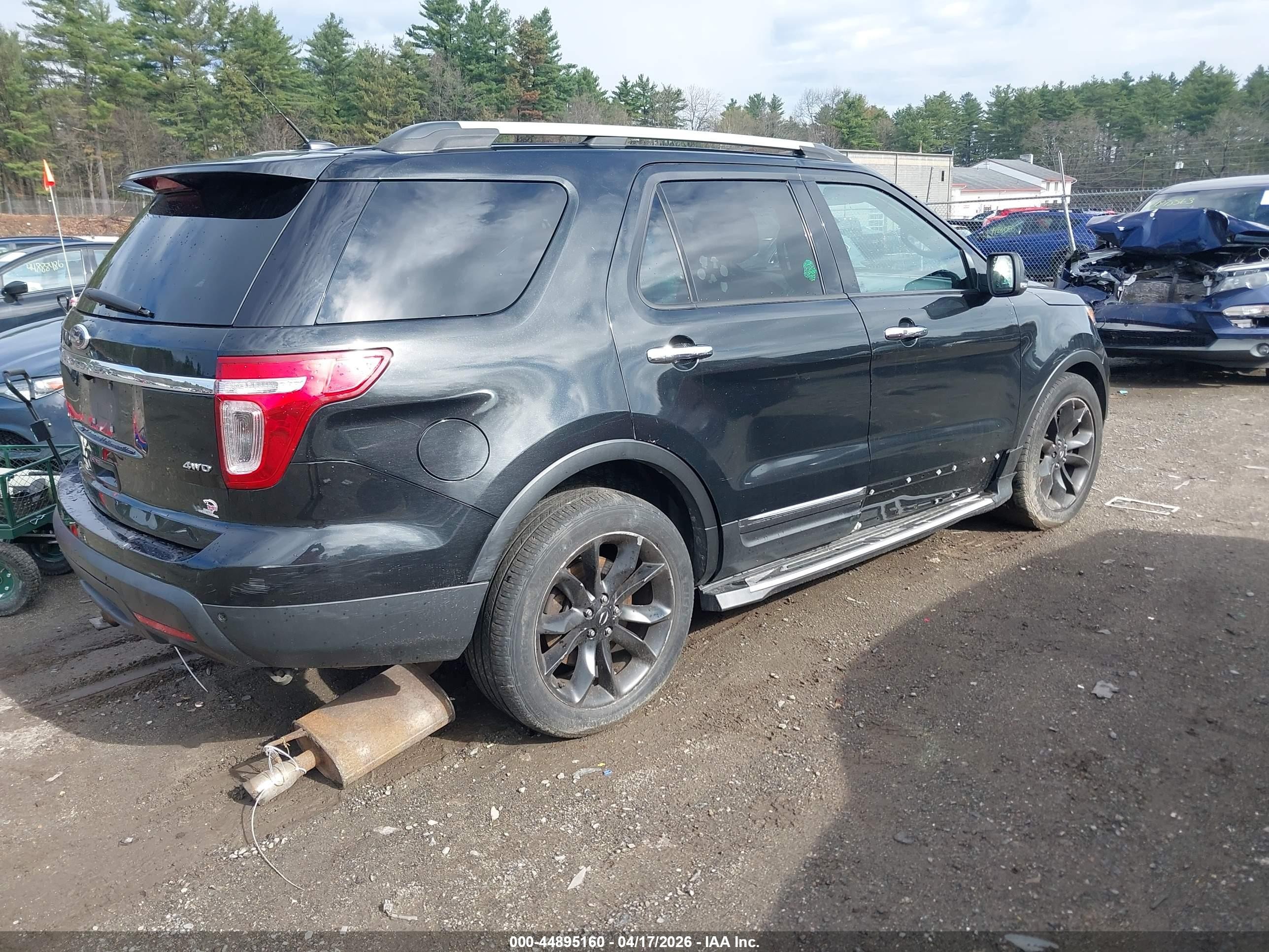 2014 Ford Explorer Limited Black vin: 1FM5K8F87EGC53757