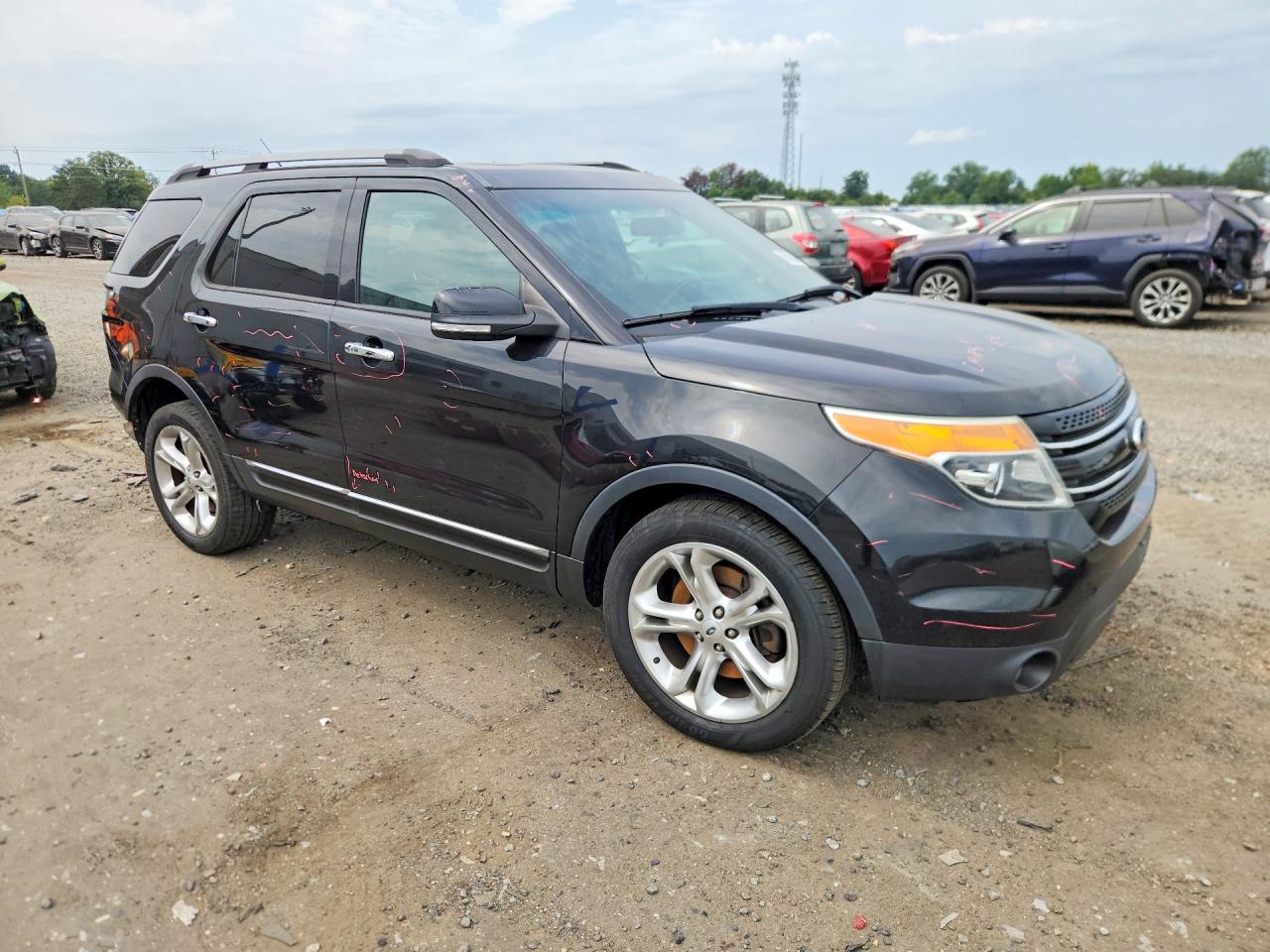2014 Ford Explorer Limited Черный vin: 1FM5K8F87EGC59638