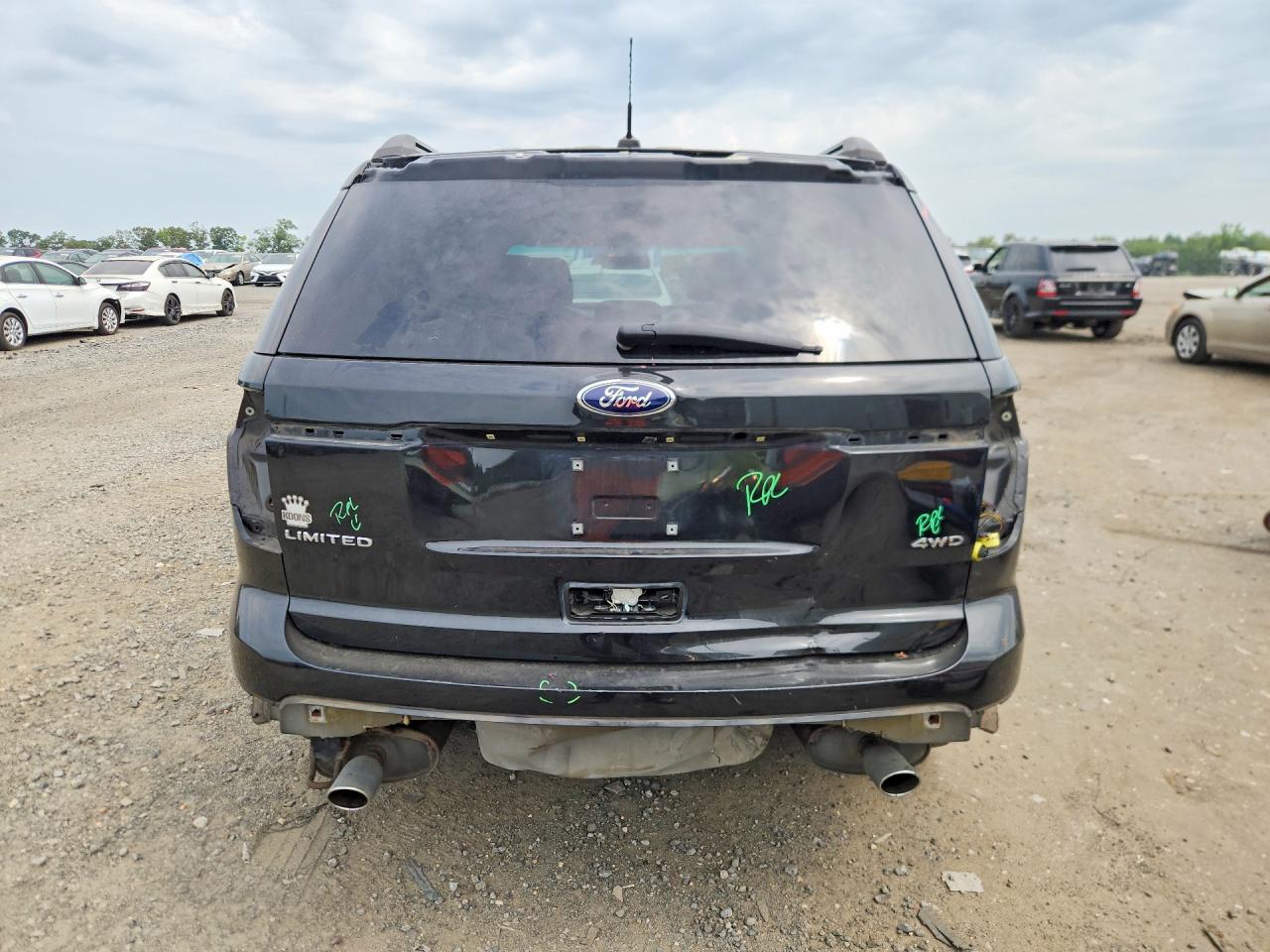 2014 Ford Explorer Limited Черный vin: 1FM5K8F87EGC59638